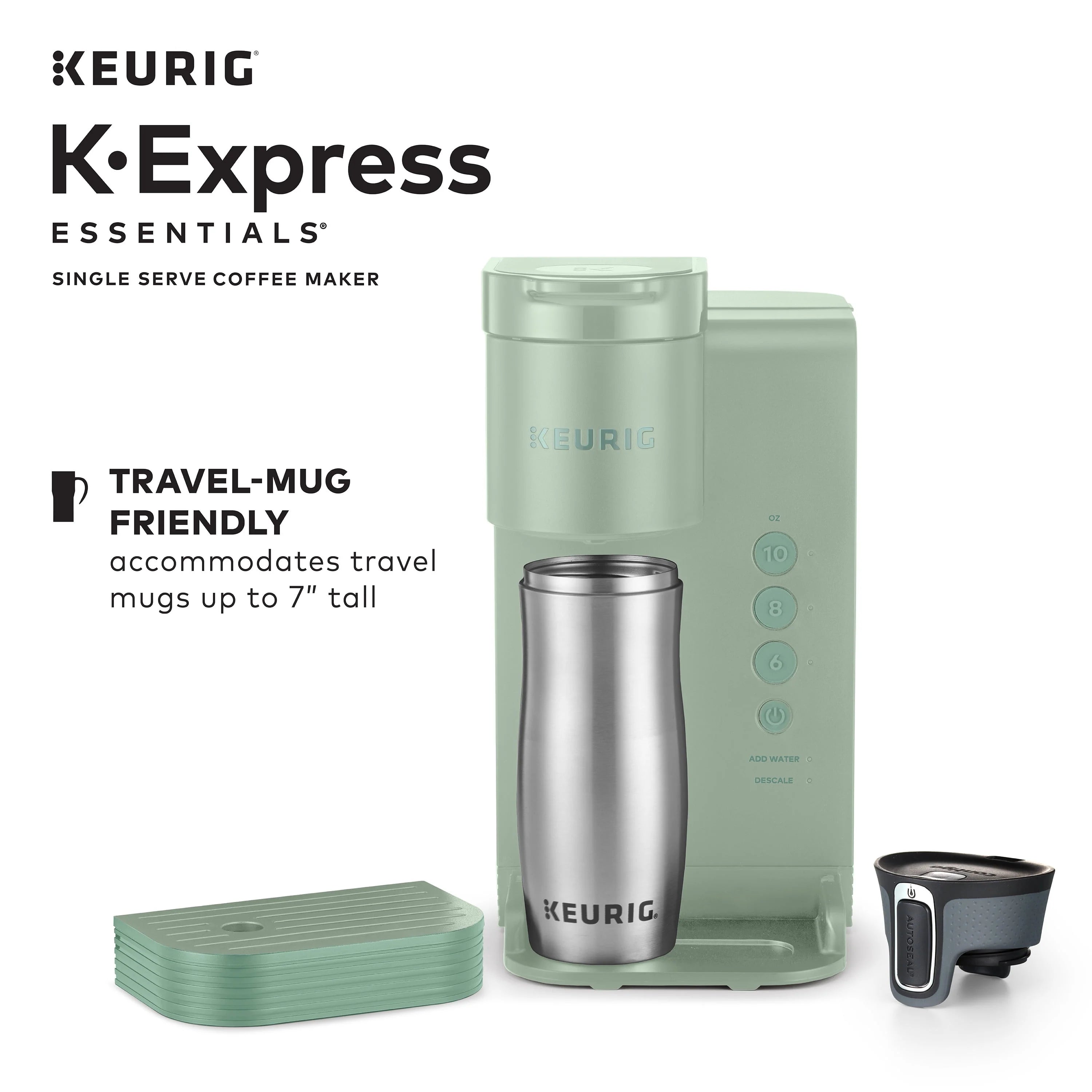 Keurig K-Express Essentials Single Serve K-Cup Pod Coffee Maker, Black L838940