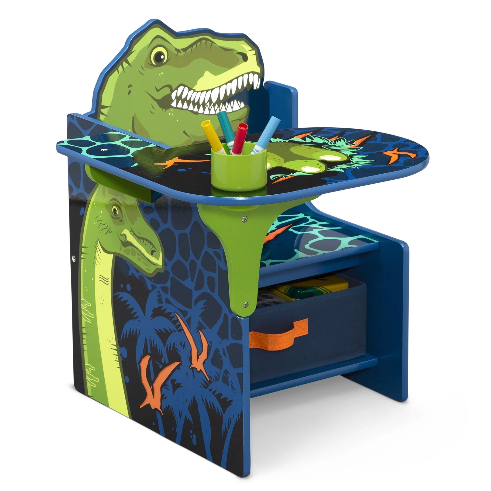 Delta Children Dinosaur Chair Desk with Storage Bin L3280