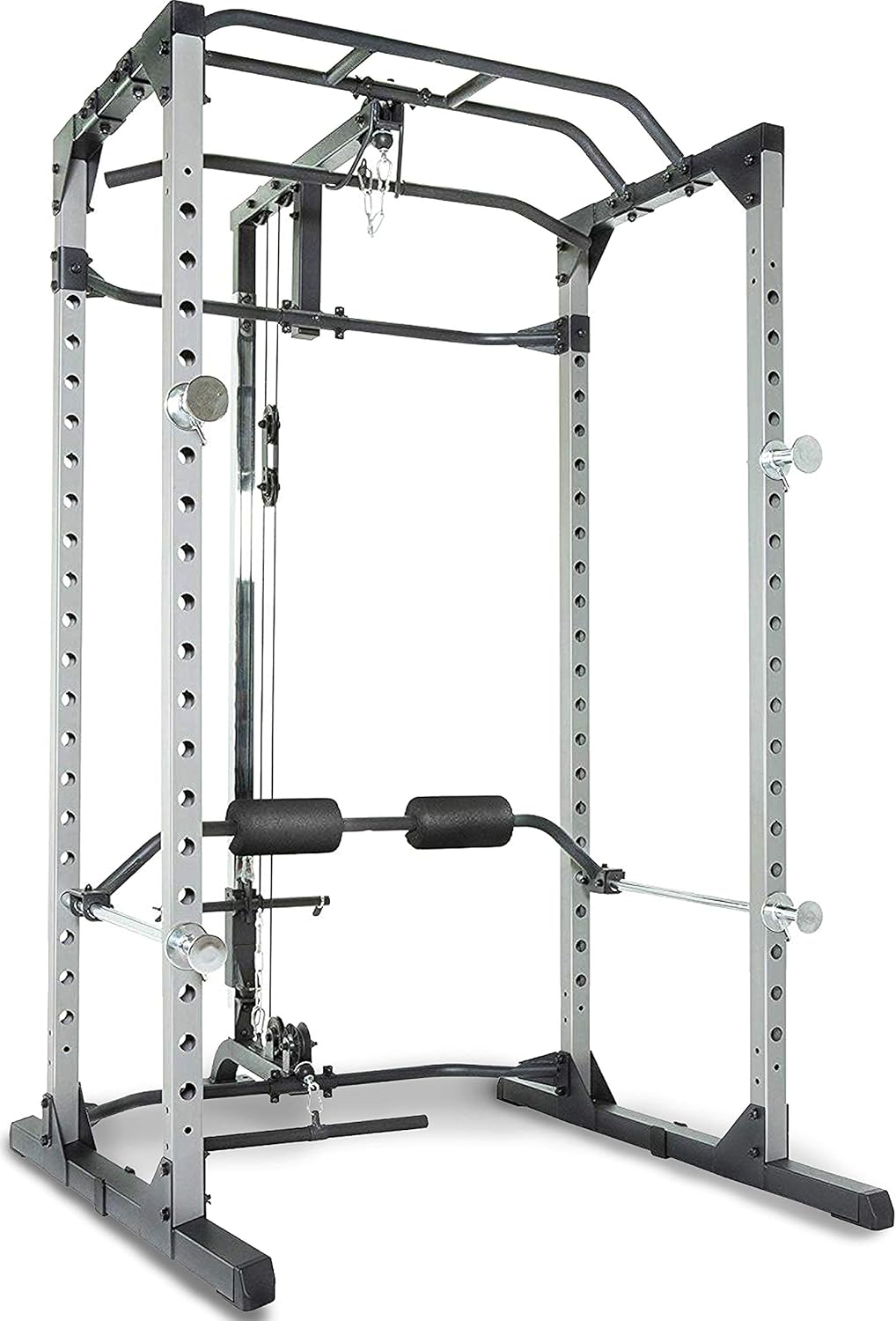 Fitness Reality Super Max 810 XLT Power Cage Squat Rack with Lat Pulldown Attachment R879077