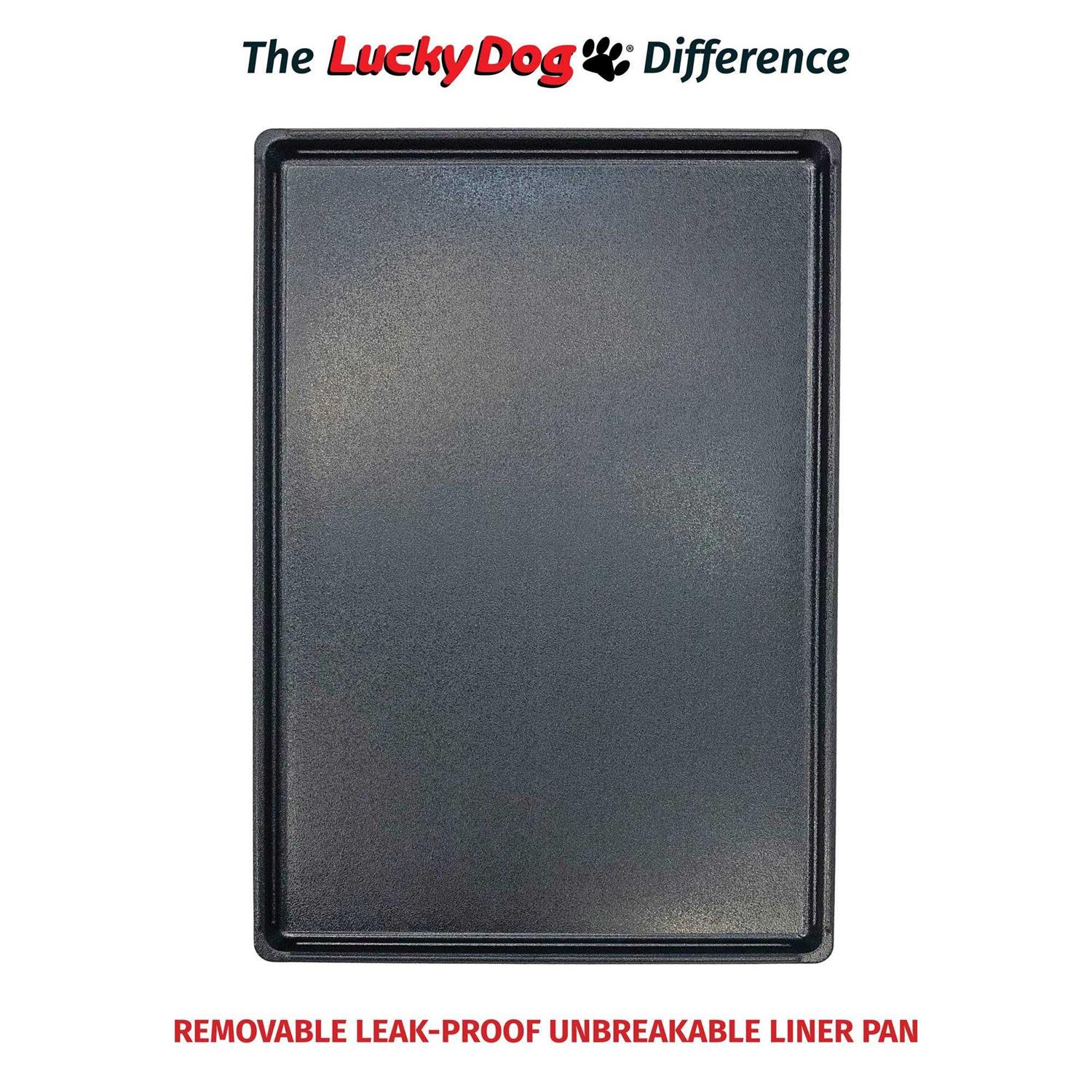 Lucky Dog Sliding Double Door Dog Crate Q989