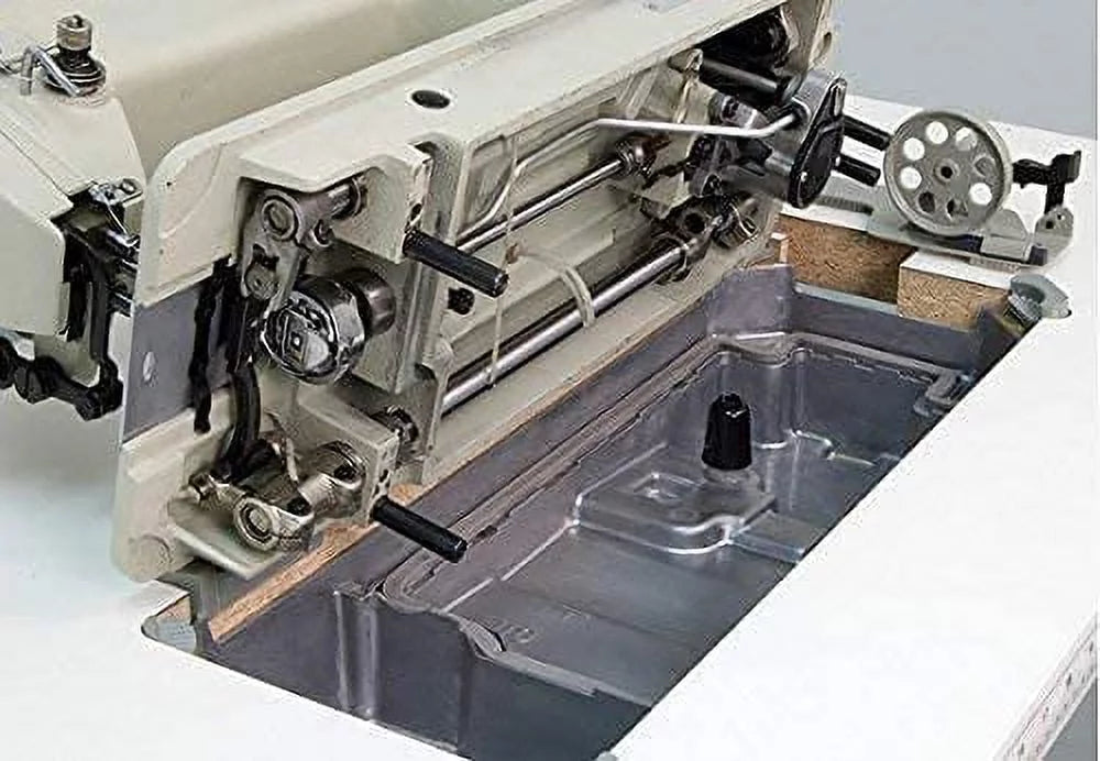 JUKI DDL-8700 Industrial Straight Stitch Sewing Machine with Servo Motor, Table and Legs V9201