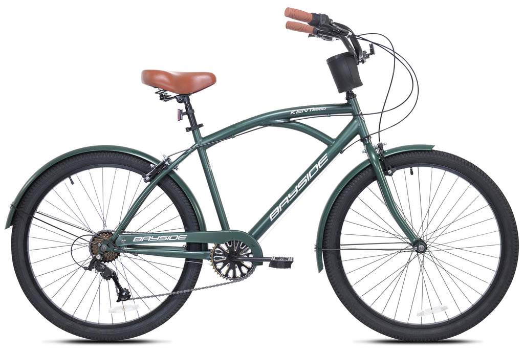Kent 26 In. Bayside Men's Cruiser Bike, Satin Cocoa I1224