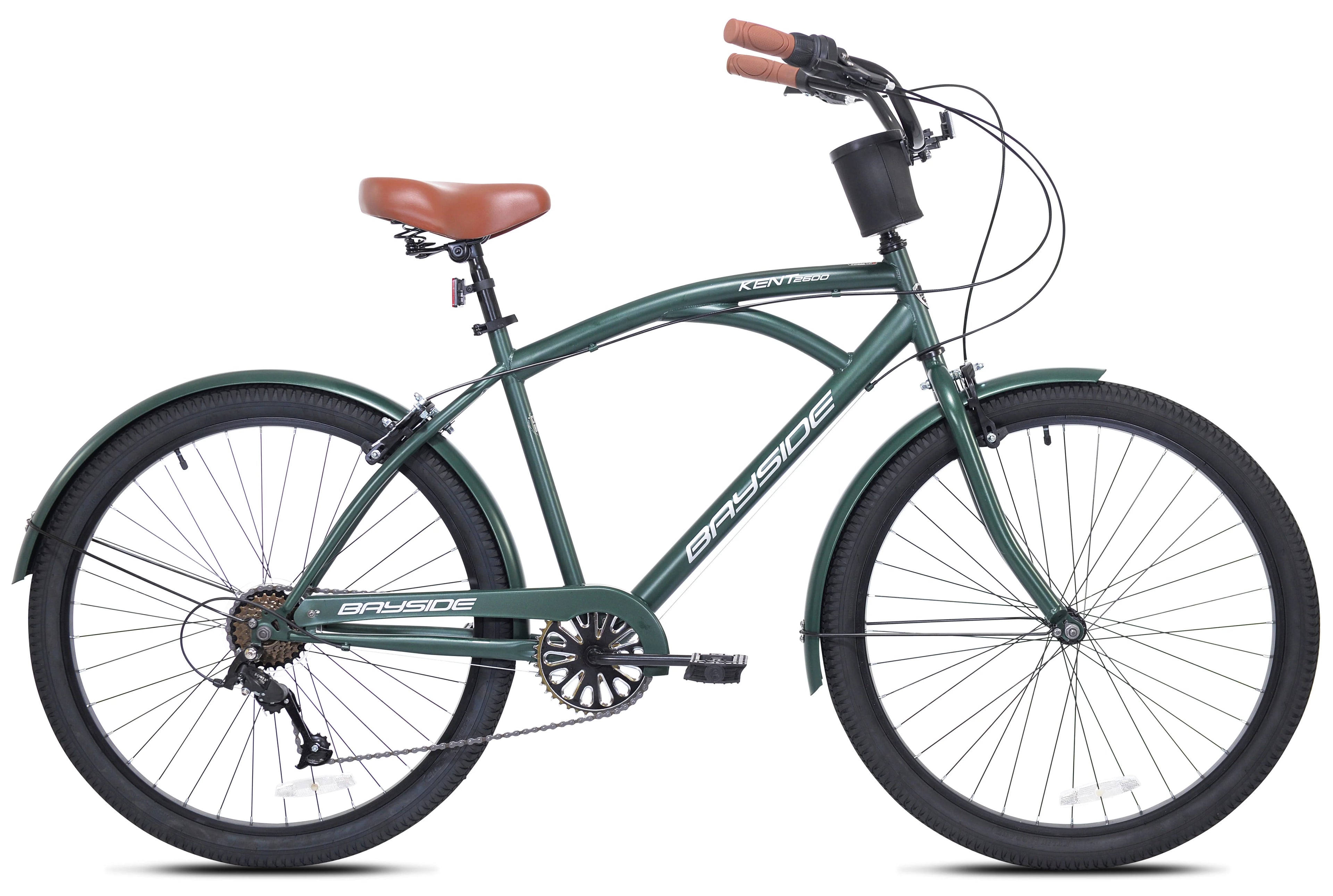Kent 26 In. Bayside Men's Cruiser Bike, Satin Cocoa I1224