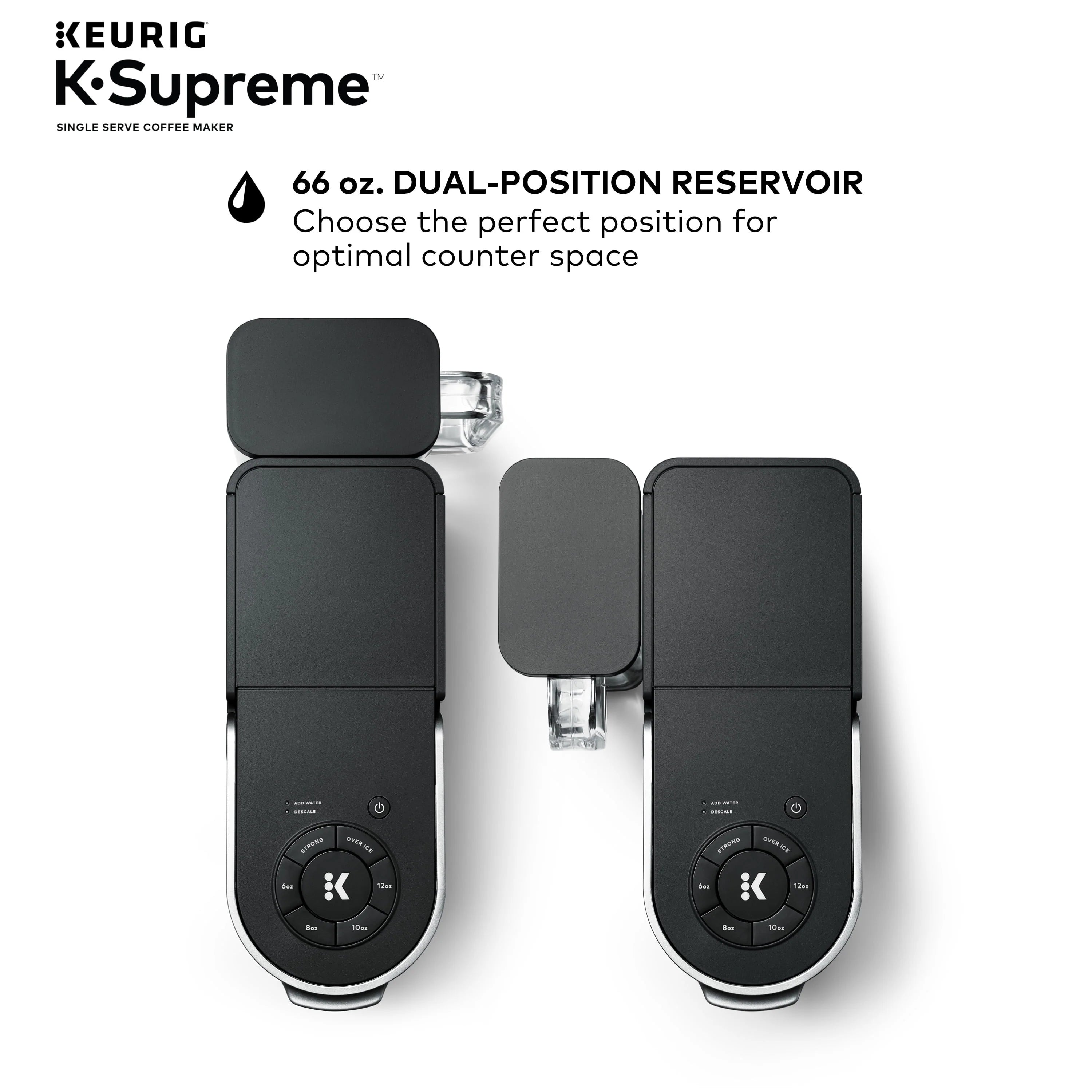 Keurig K-Supreme Single-Serve K-Cup Pod Coffee Maker, Black M388