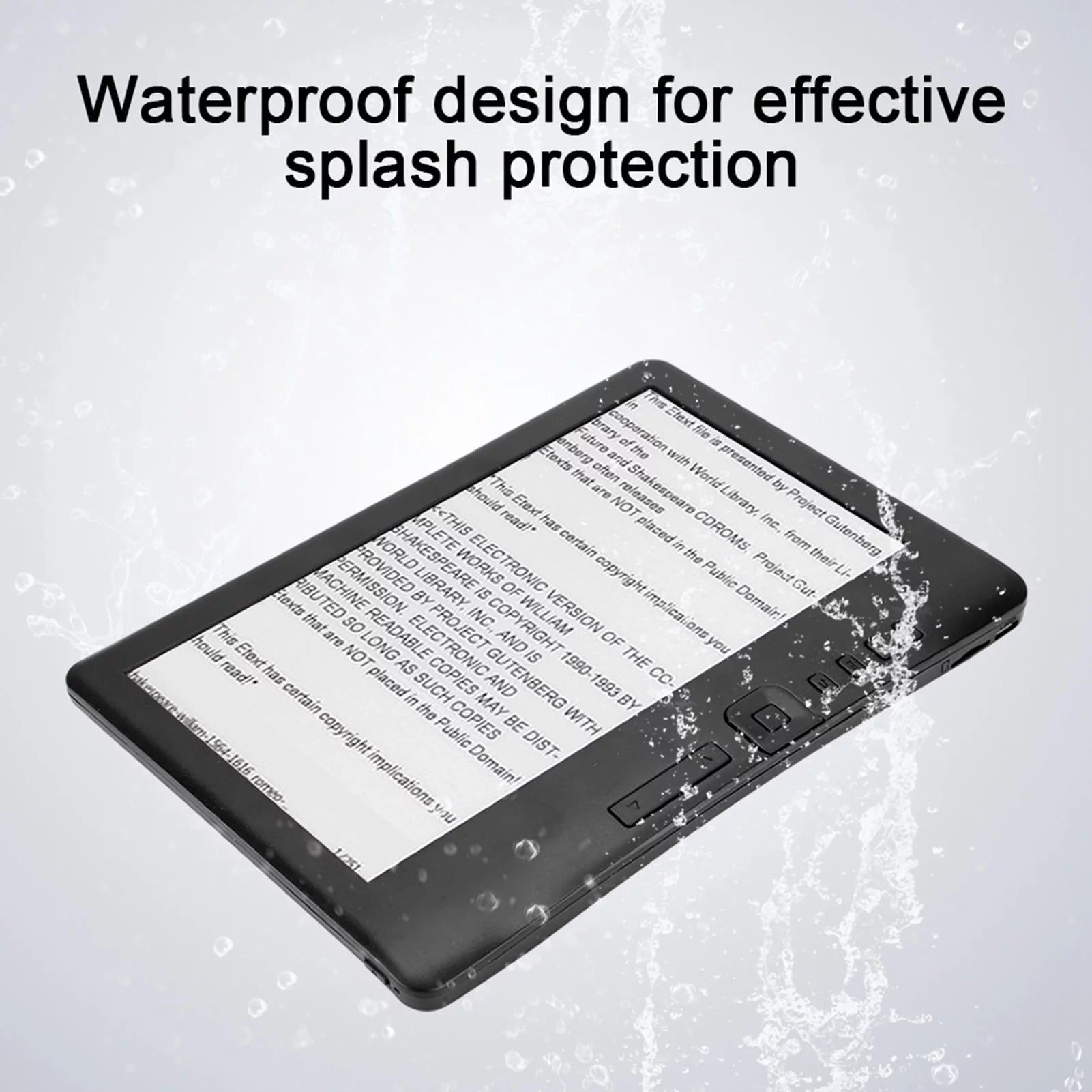 7 Inch E Reader Tablet, Waterproof Ebook Reader with Colorful Screen Y695