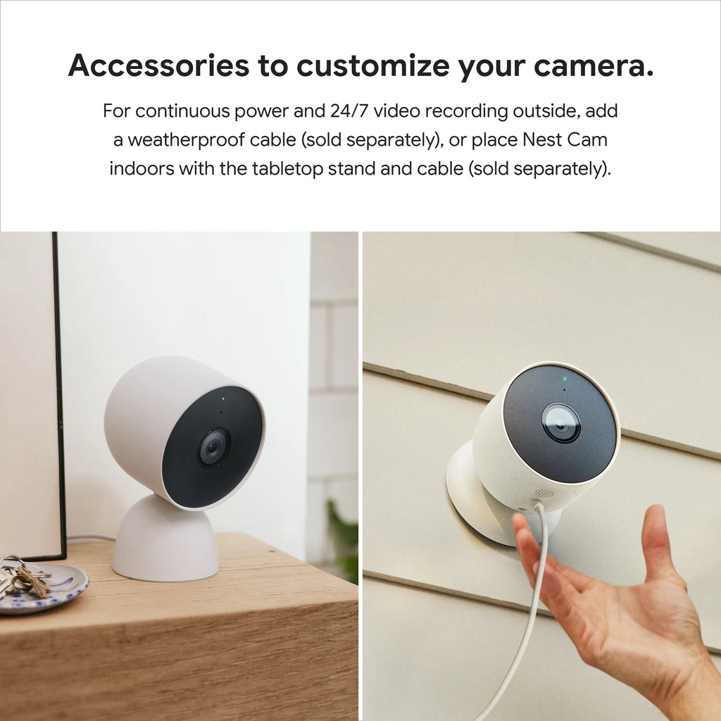 Nest Camera (outdoor or indoor, battery) 1pk White W309591