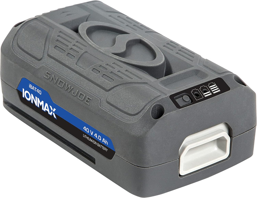 Snow Joe IBAT40-RM EcoSharp 40V 4.0Ah Lithium-Ion Battery, Gray (Refurbished) J5451