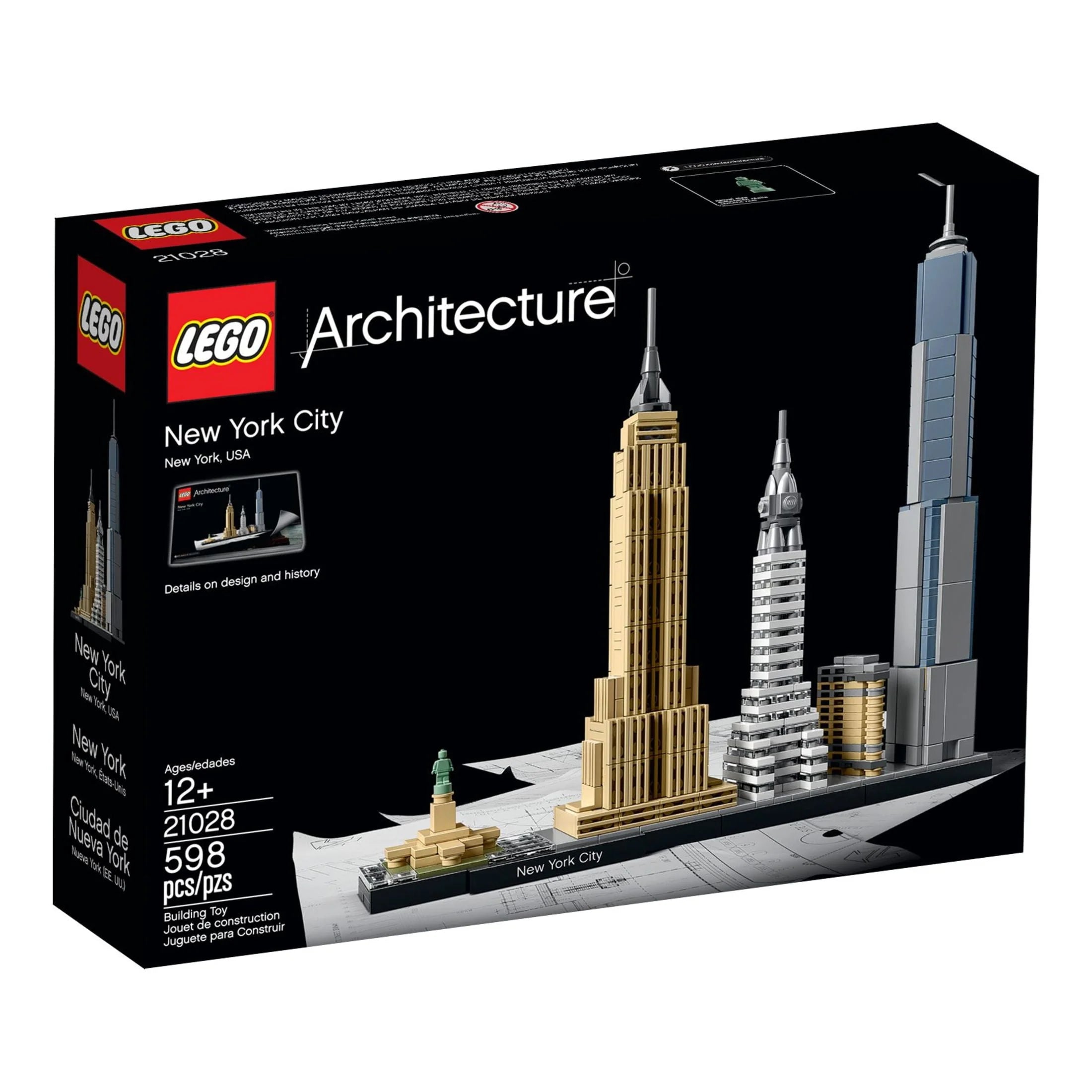 LEGO Architecture New York City Skyline 21028 Collectible Model Kit for Adults R91173