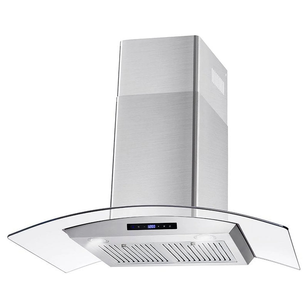 Cosmo 36" 380 CFM Ductless Wall Mount Range Hood Stainless Steel B823