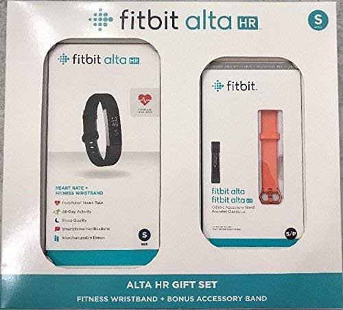 Fitbit Alta HR Activity Tracker with Heart Rate Monitor, Small, Black/Stainless Steel R295