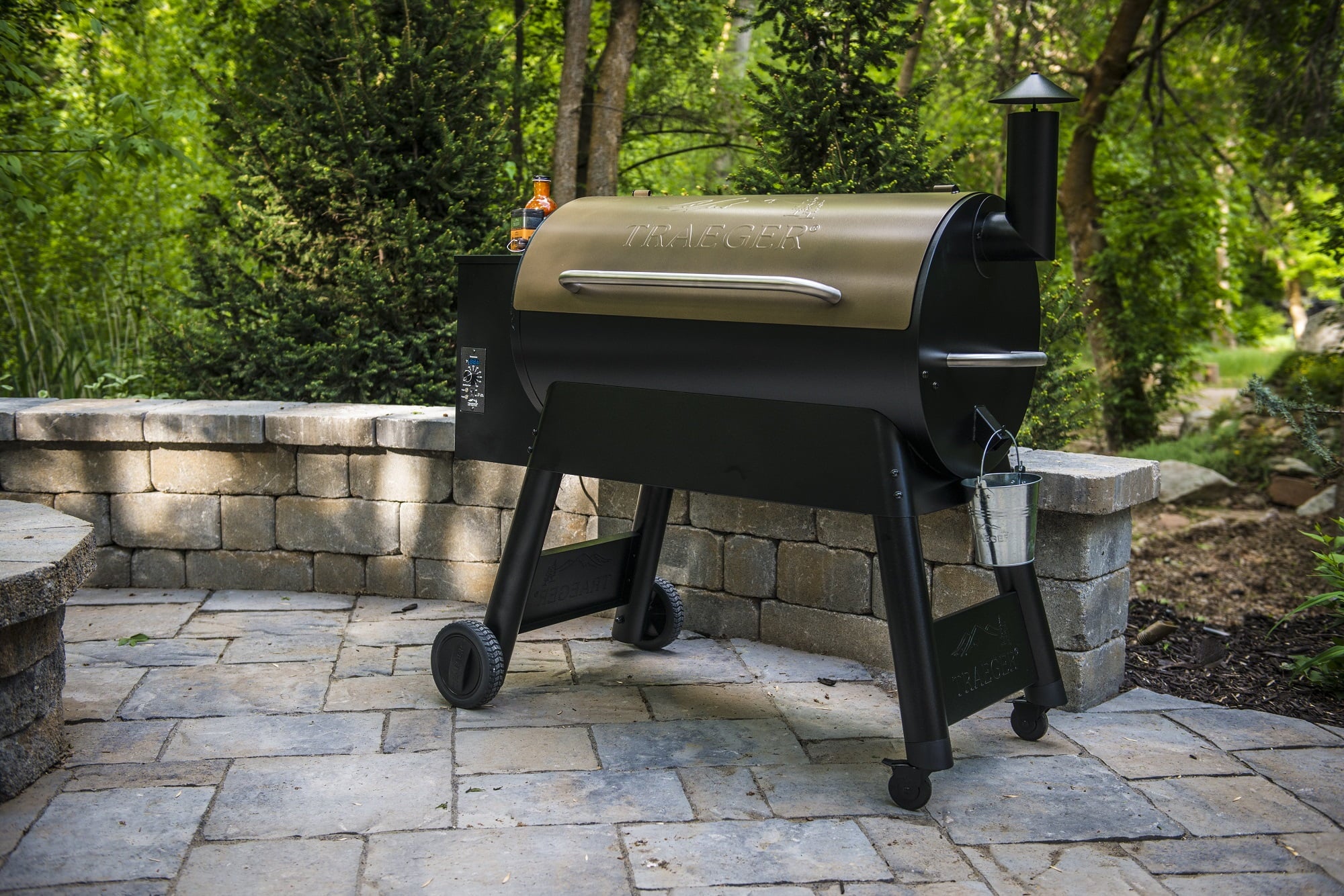 Traeger Pro 34 Wood Pellet Grill and Smoker, Bronze B87670