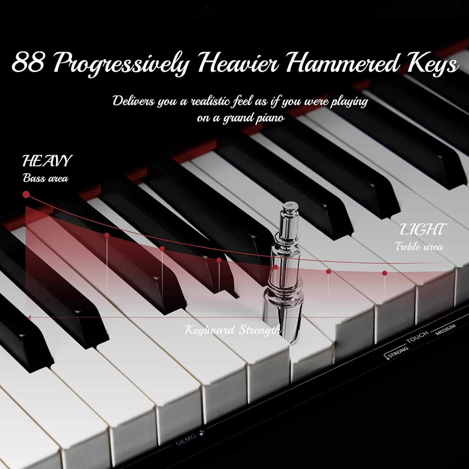 Lexington DP755 88 Keys Digital Piano with Graded Hammer Action I53265