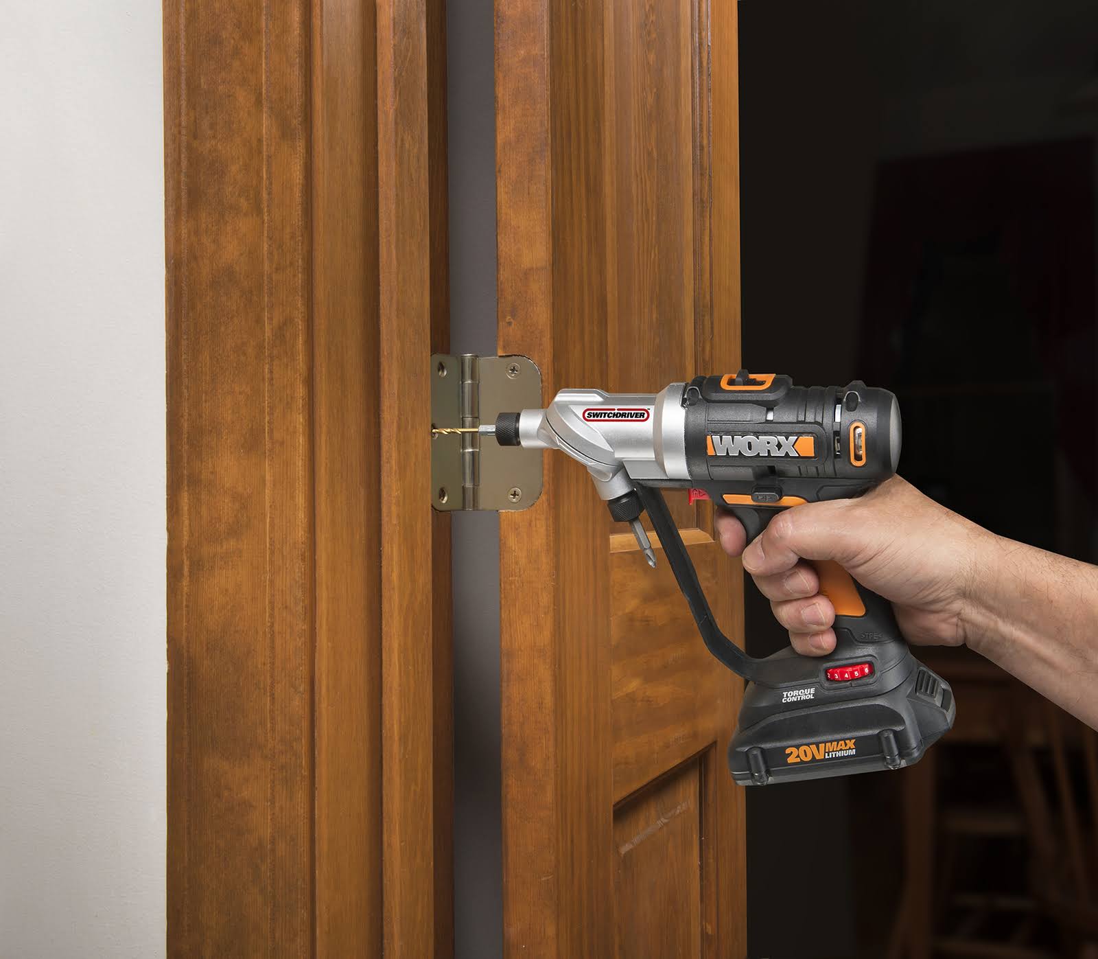 Worx WX176L.1 20-Volt Cordless 1/4 in. Drill and Driver with 67-Piece Accessory Kit N85746