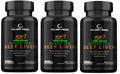 Wellness Primal Beef Liver Plus Supplement (Desiccated) Grass Fed , Argentinian Raised Cattle Natural Iron, Vitamin A, B12 for Energy (180 Capsules) (3 Bottle)