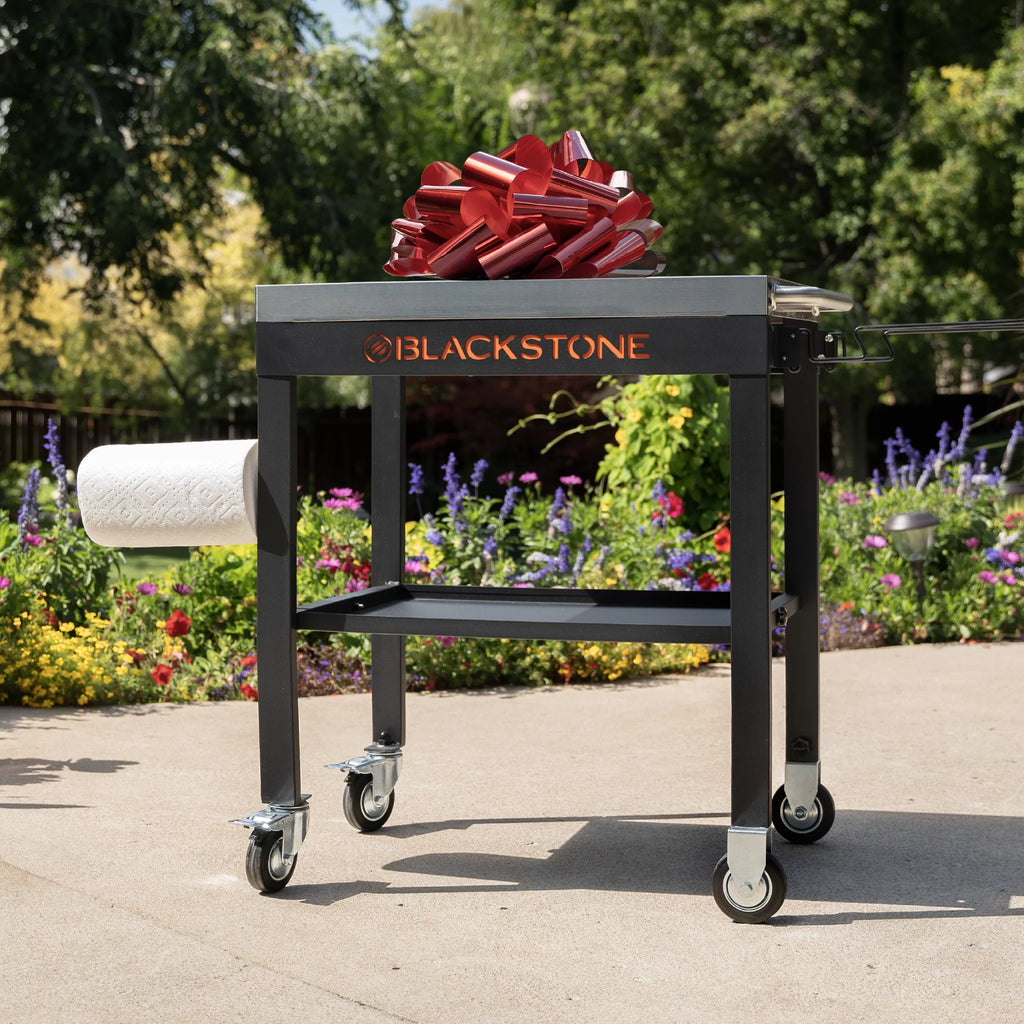 Blackstone 28" Portable Steel Prep Cart with Stainless Steel Top K87888