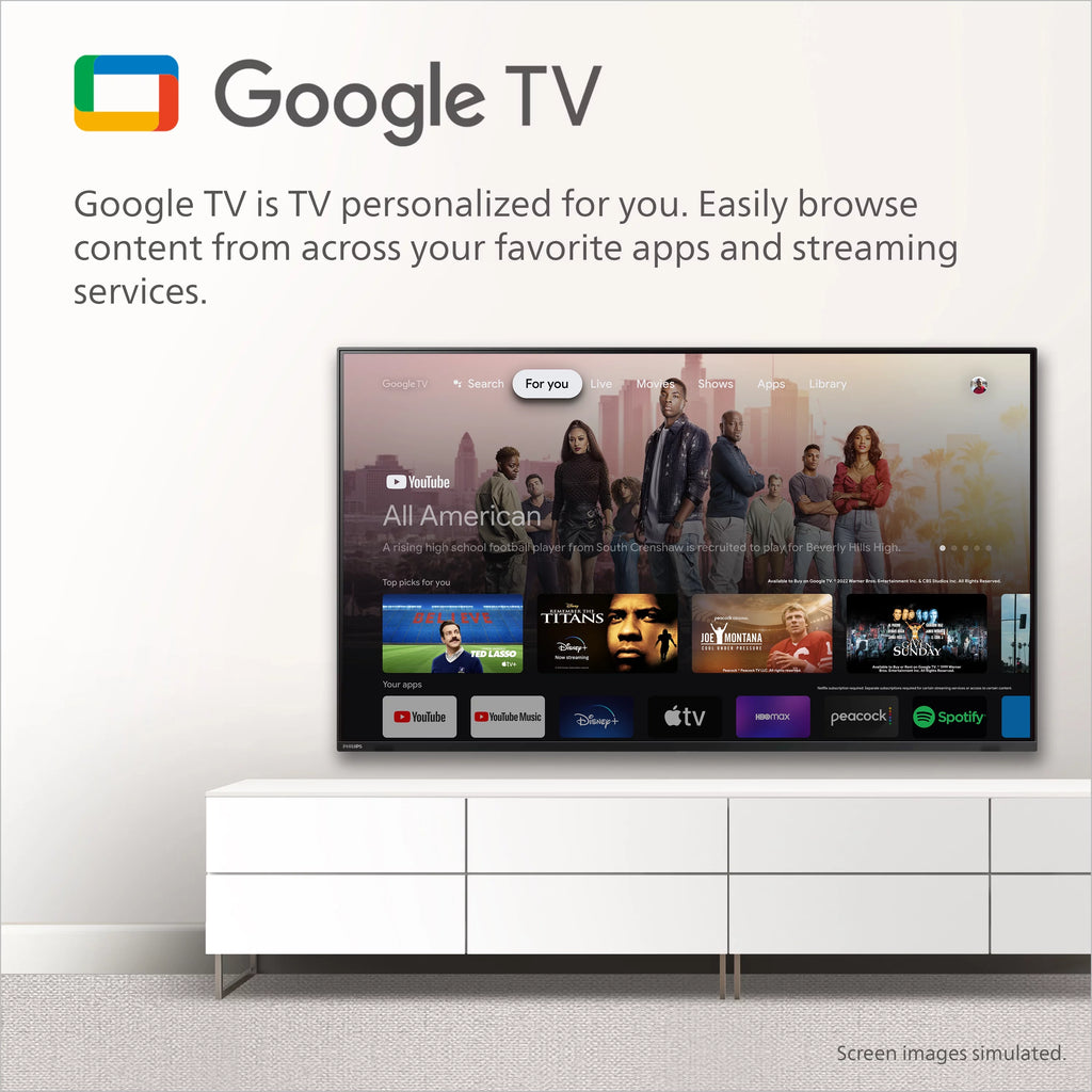 Philips 55" 4K Ultra HD Google Smart LED TV B4764