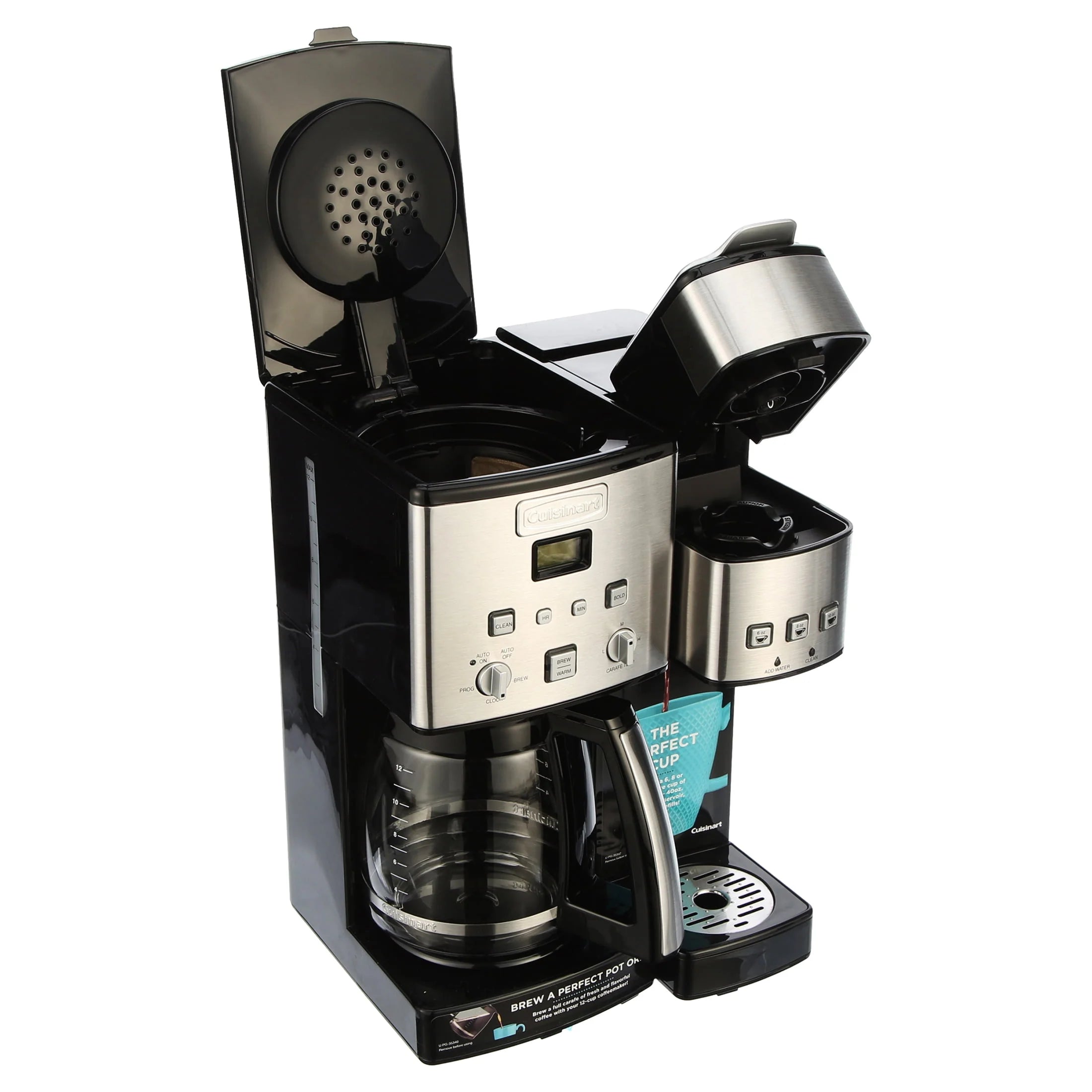 Cuisinart Coffee Center 12 Cup Coffeemaker and Single-Serve Brewer W466965