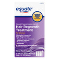 Equate Minoxidil Topical Solution, 2 Percent, Hair Regrowth Treatment for Women, 3 Month Supply