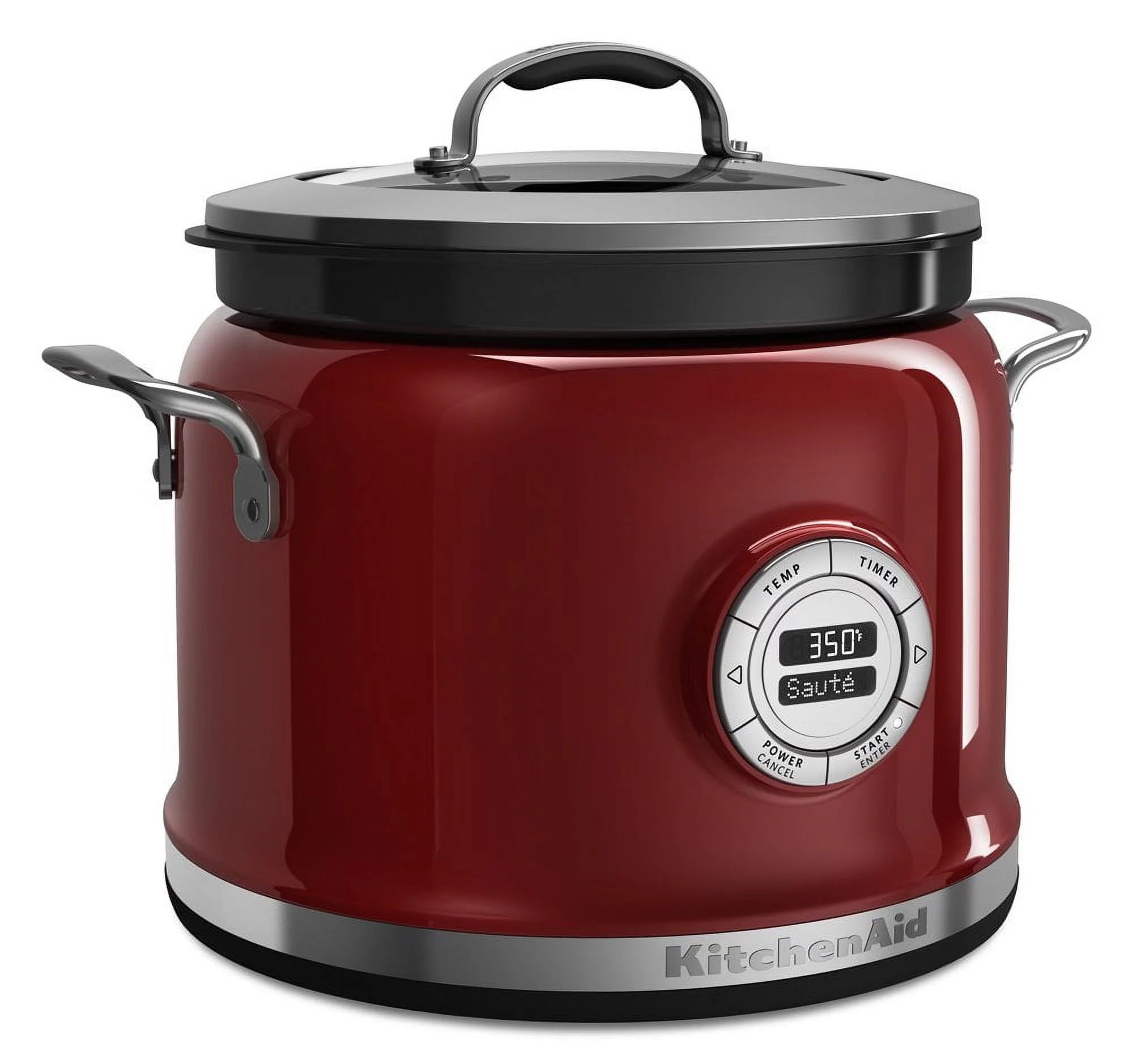 KitchenAid Multi-Cooker KMC4241CA 4-Qt All-in-One Cooking System Candy Apple Red L181079