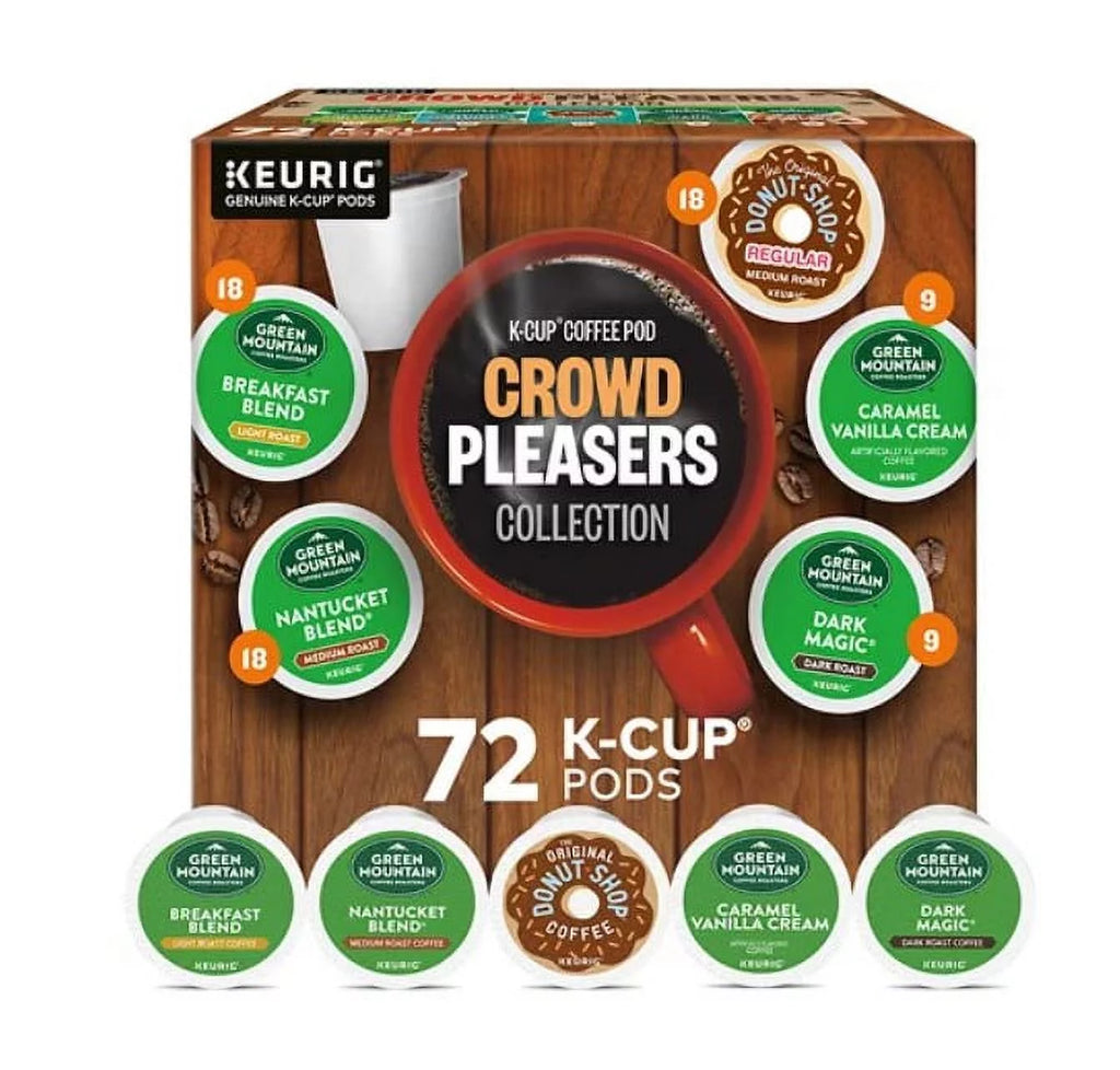 Keurig Crowd Pleasers K-Cup Pod Coffee Variety Pack, 72 Count C228232