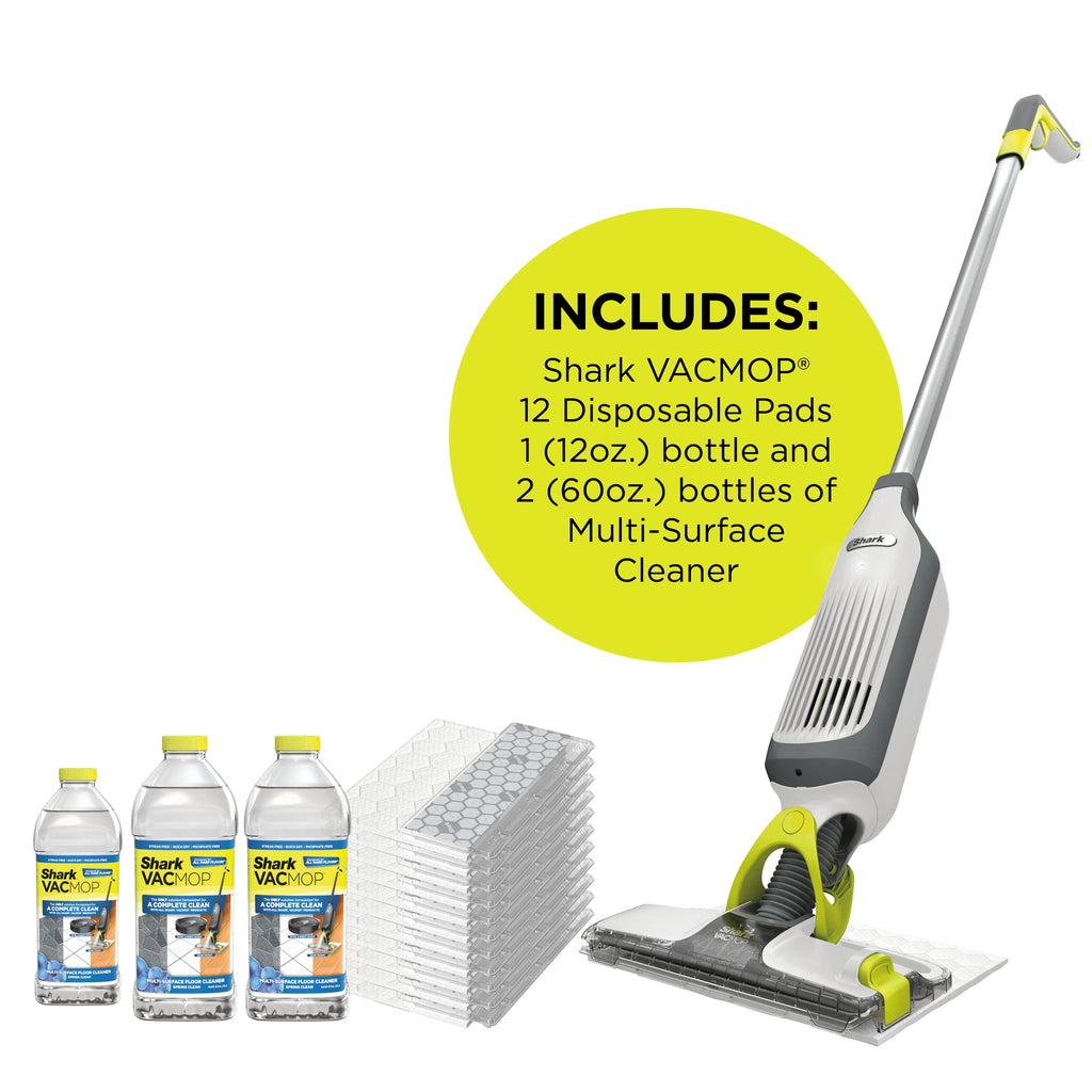 Shark VACMOP Cordless Hard Floor Vacuum Mop with Disposable Pads, VM200 A64175