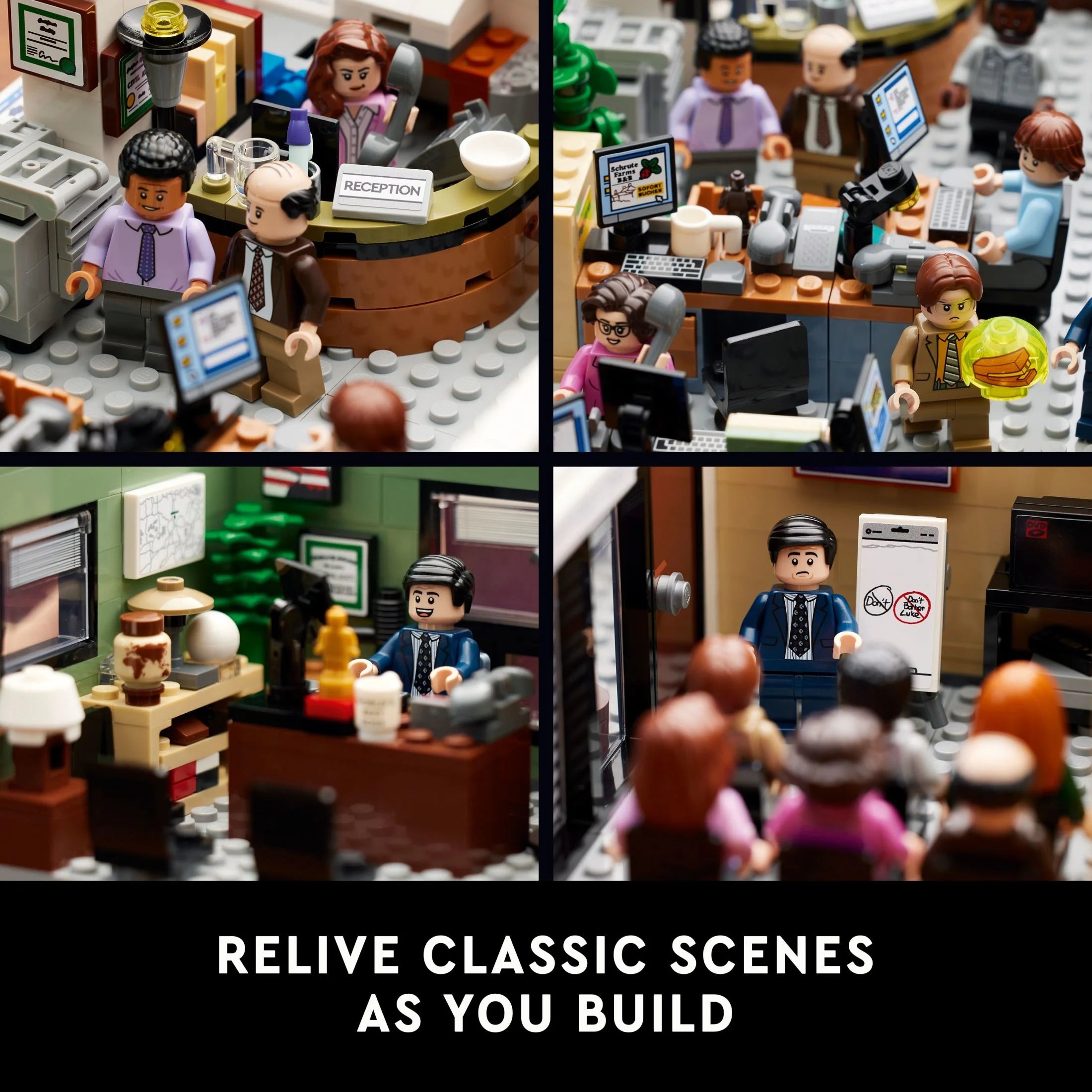 LEGO Ideas The Office 21336 Building Set with 15 Minifigures W784650