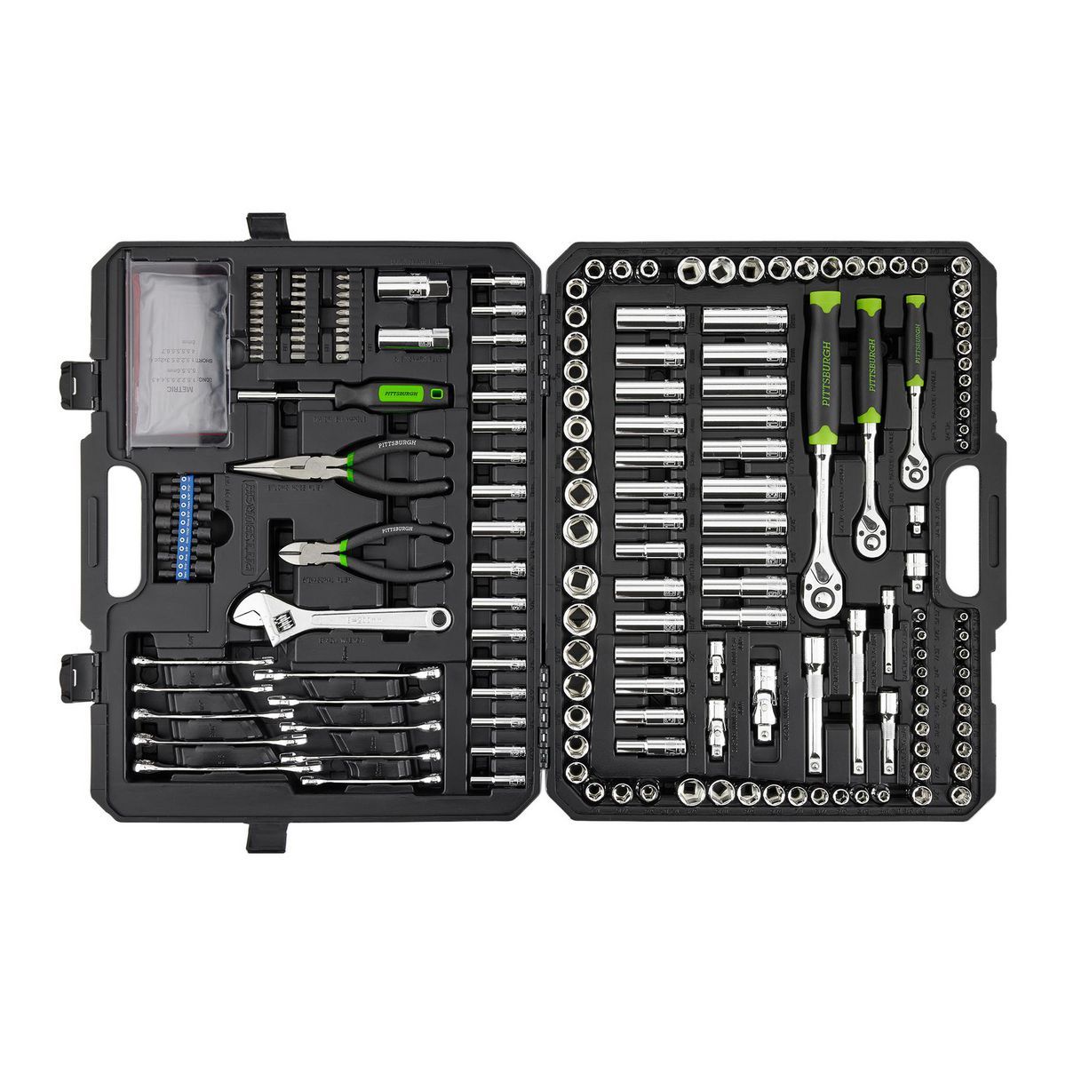 PITTSBURGH Mechanics Tool Set, 225-Piece L597