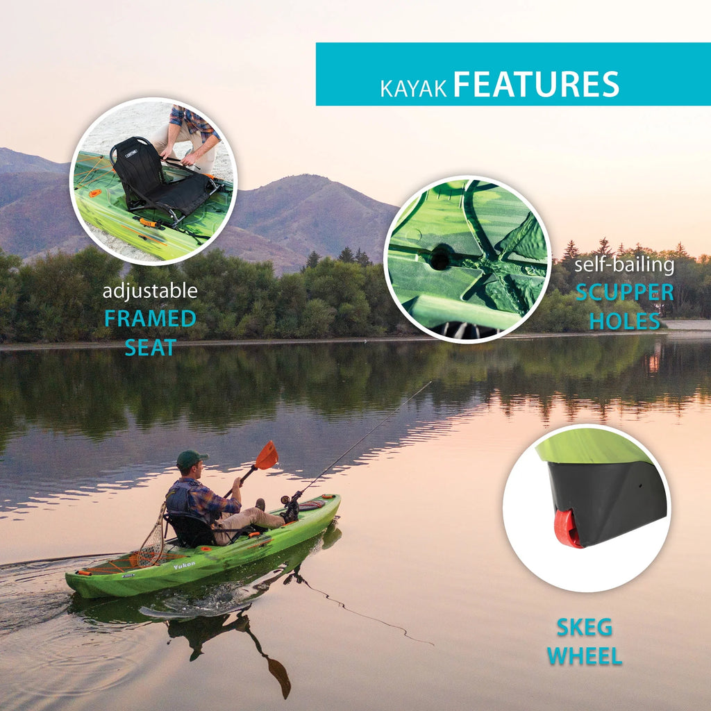 Lifetime Yukon Angler 116 Sit-on-Top Fishing Kayak J83340
