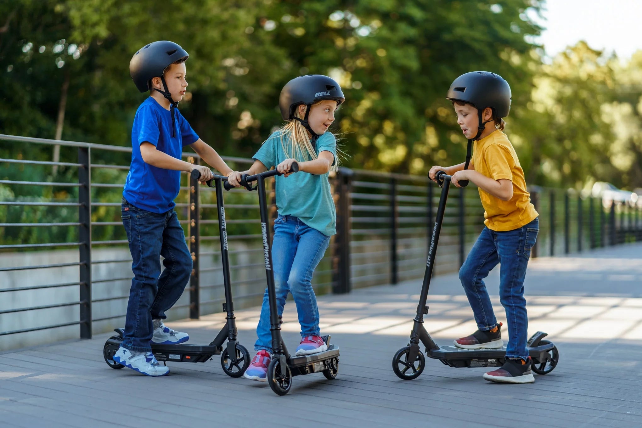 Hyper Toys 12V Jammer Electric Scooter Ride on for Kids, Ages 8+ A3707
