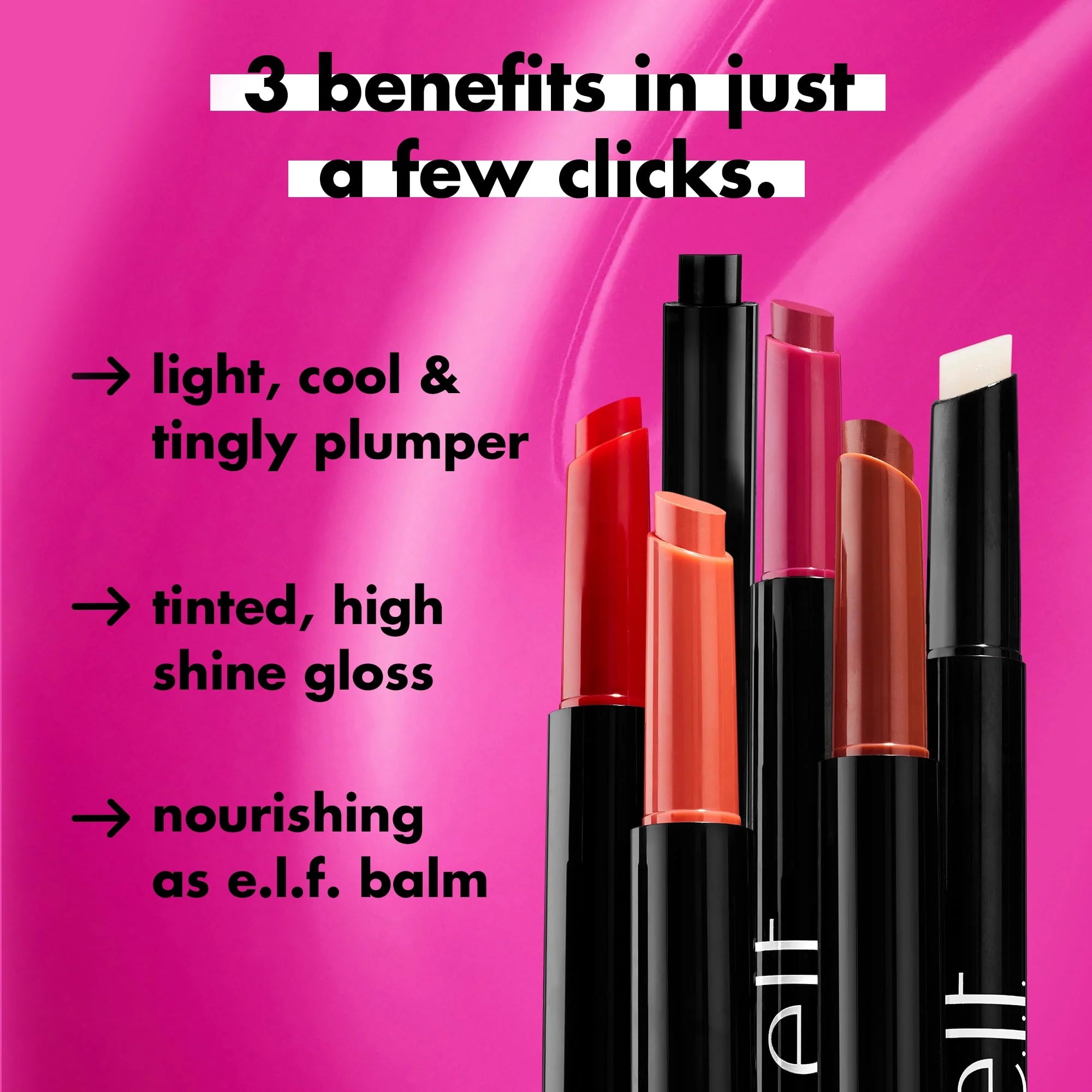 e.l.f. Pout Clout Lip Plumping Pen, Red My Mind M615