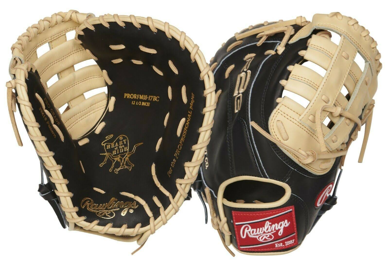 Rawlings Heart of The Hide R2G 12.5" First Base Mitt PRORFM18-17BC D200619