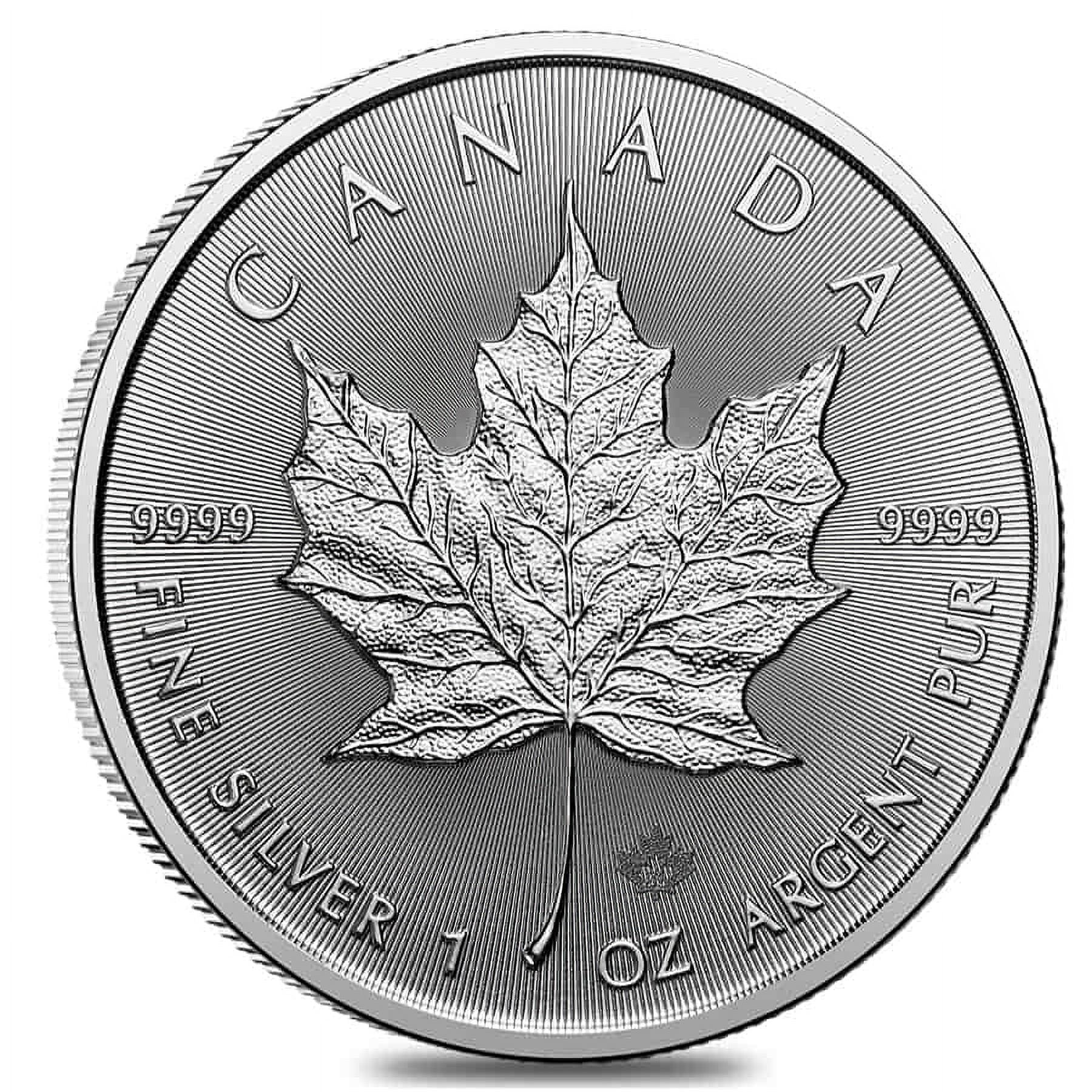 2024 1 oz Canadian Silver Maple Leaf Coin BU (25 Coins) Z792753