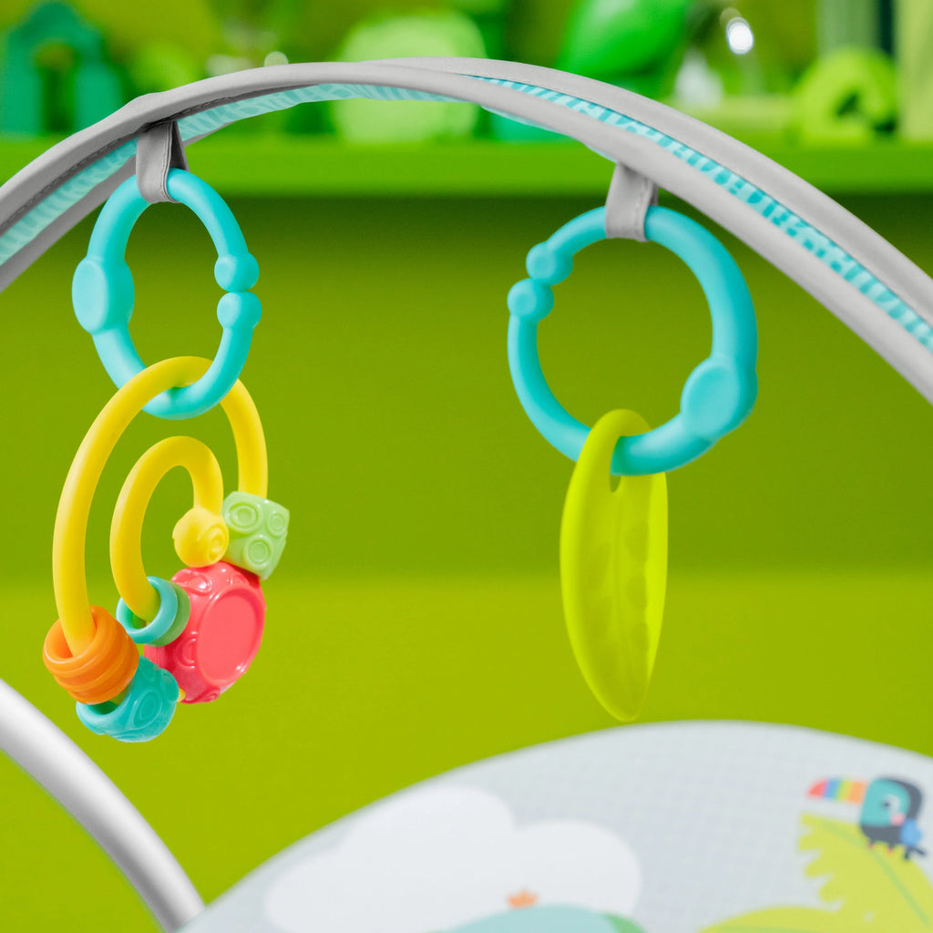 Bright Starts Playful Paradise Portable Baby Swing with Toys, Newborn Y6731