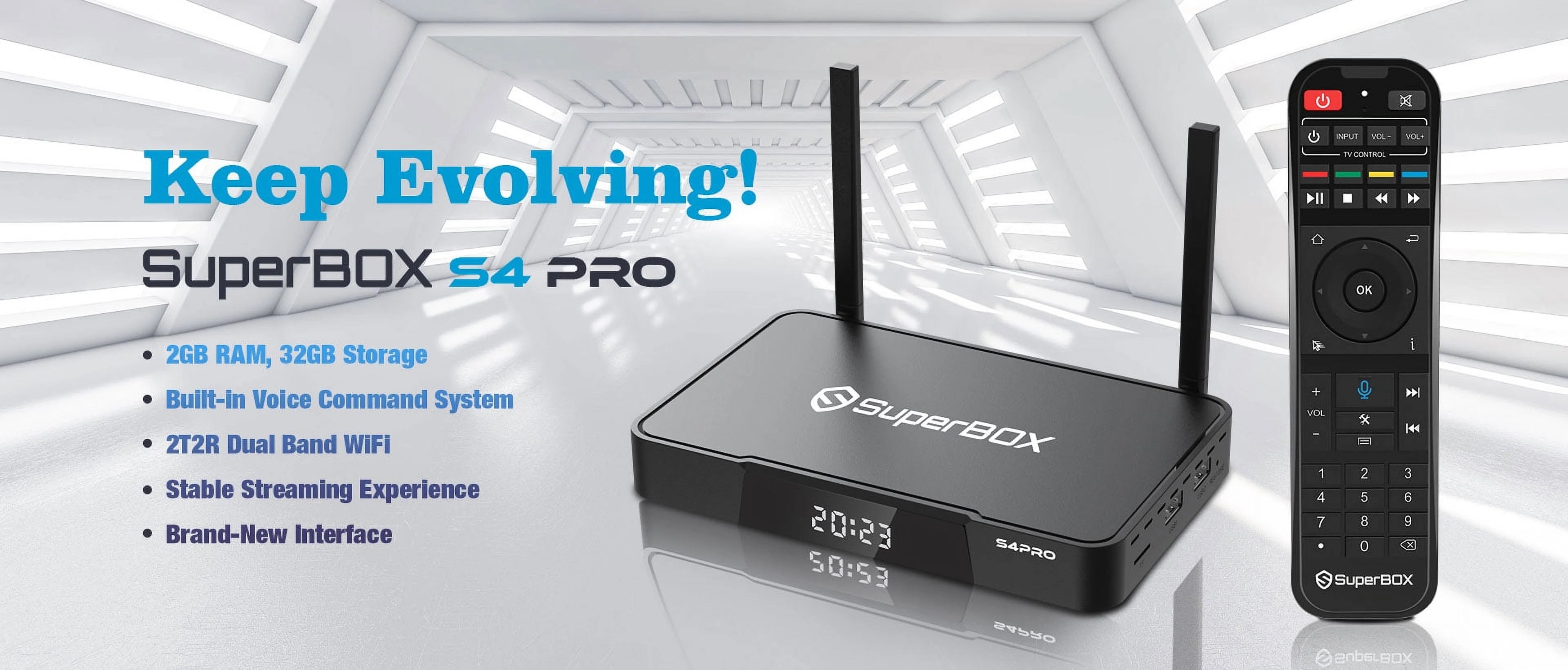 SuperBOX S4 Pro 6K Voice Control Remote with Keyboard Z539766