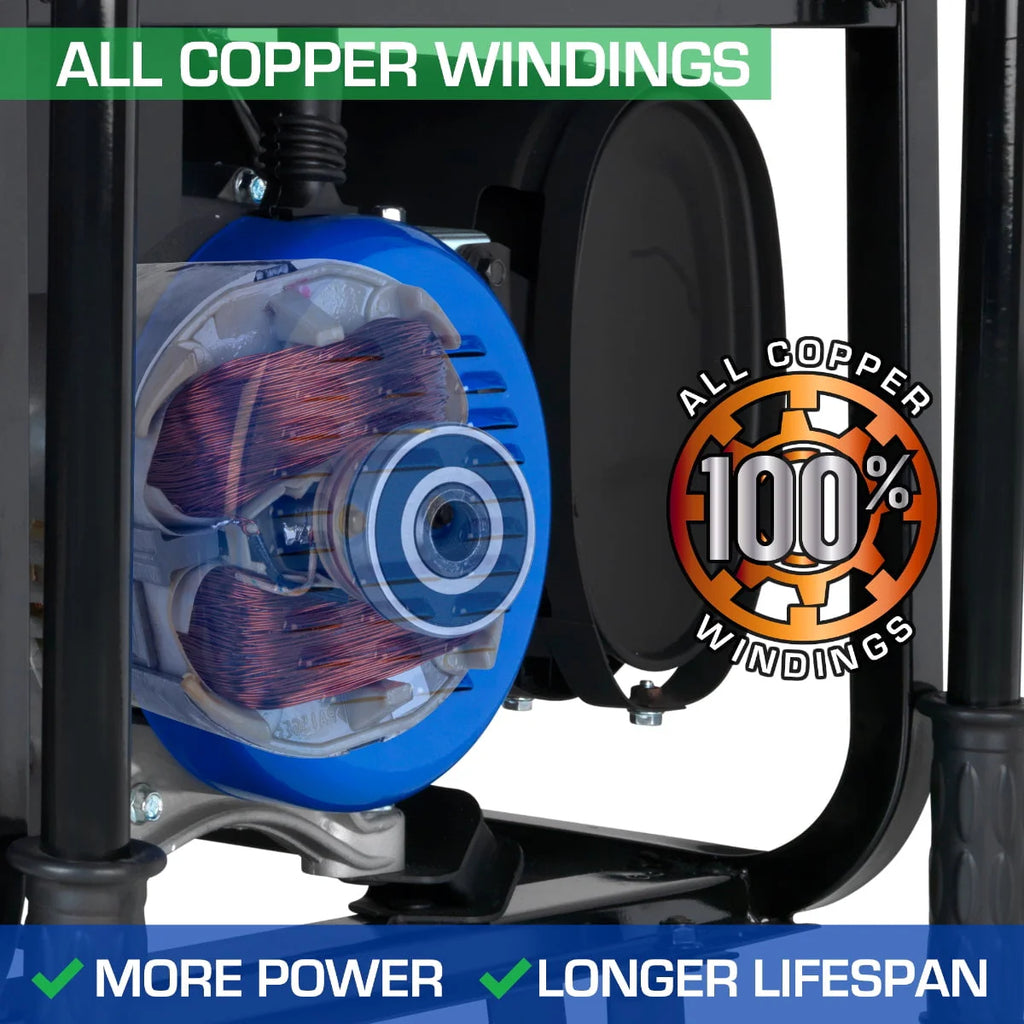 DuroMax-XP12000HX Dual Fuel Portable Generator 12000 Watt E58397
