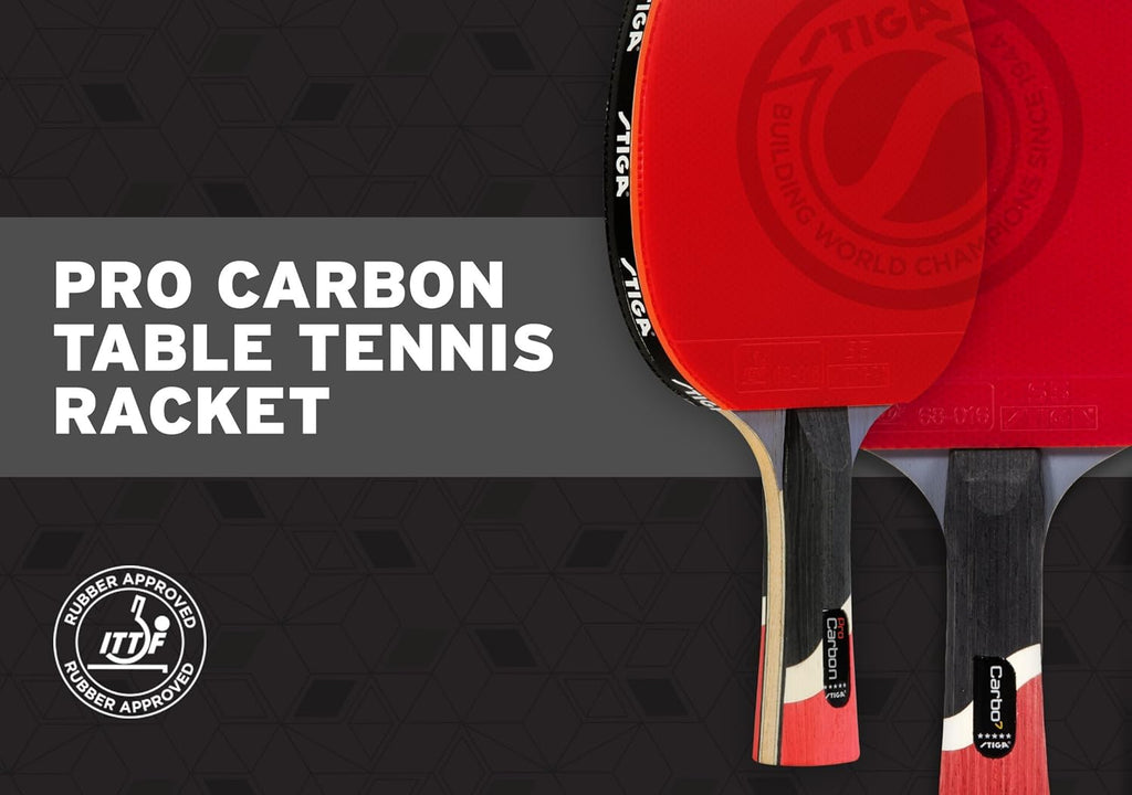 STIGA Pro Carbon Table Tennis Racket H85596