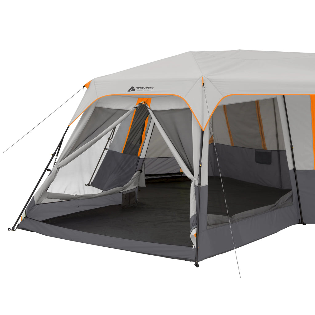 Ozark Trail 12-Person 3-Room Instant Cabin Tent with Screen Room J4095