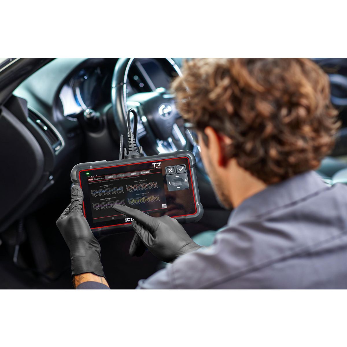 ICON T7 Professional Wired Diagnostic Scanner N419