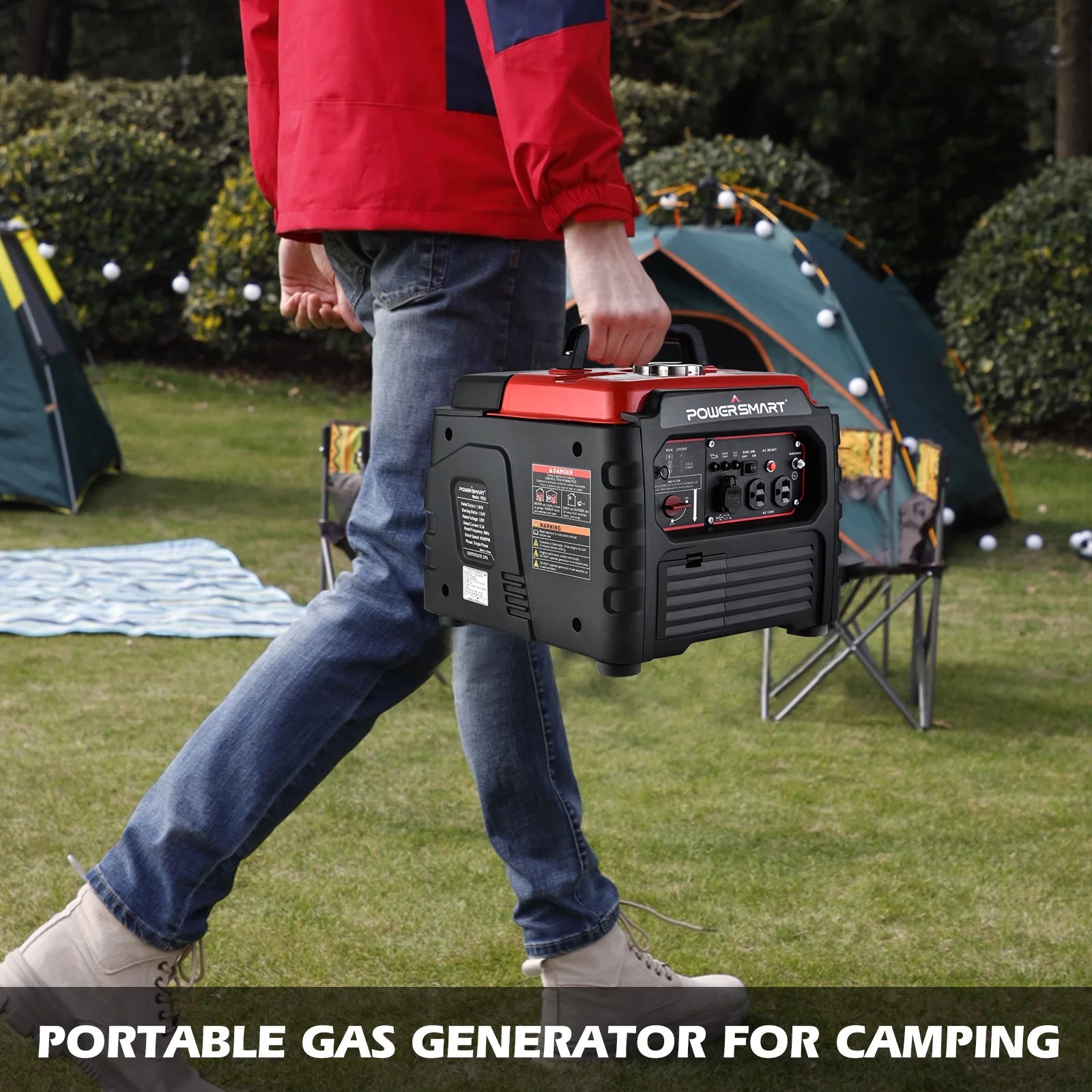 PowerSmart 1500 Watt Portable Gas Inverter Generator J780