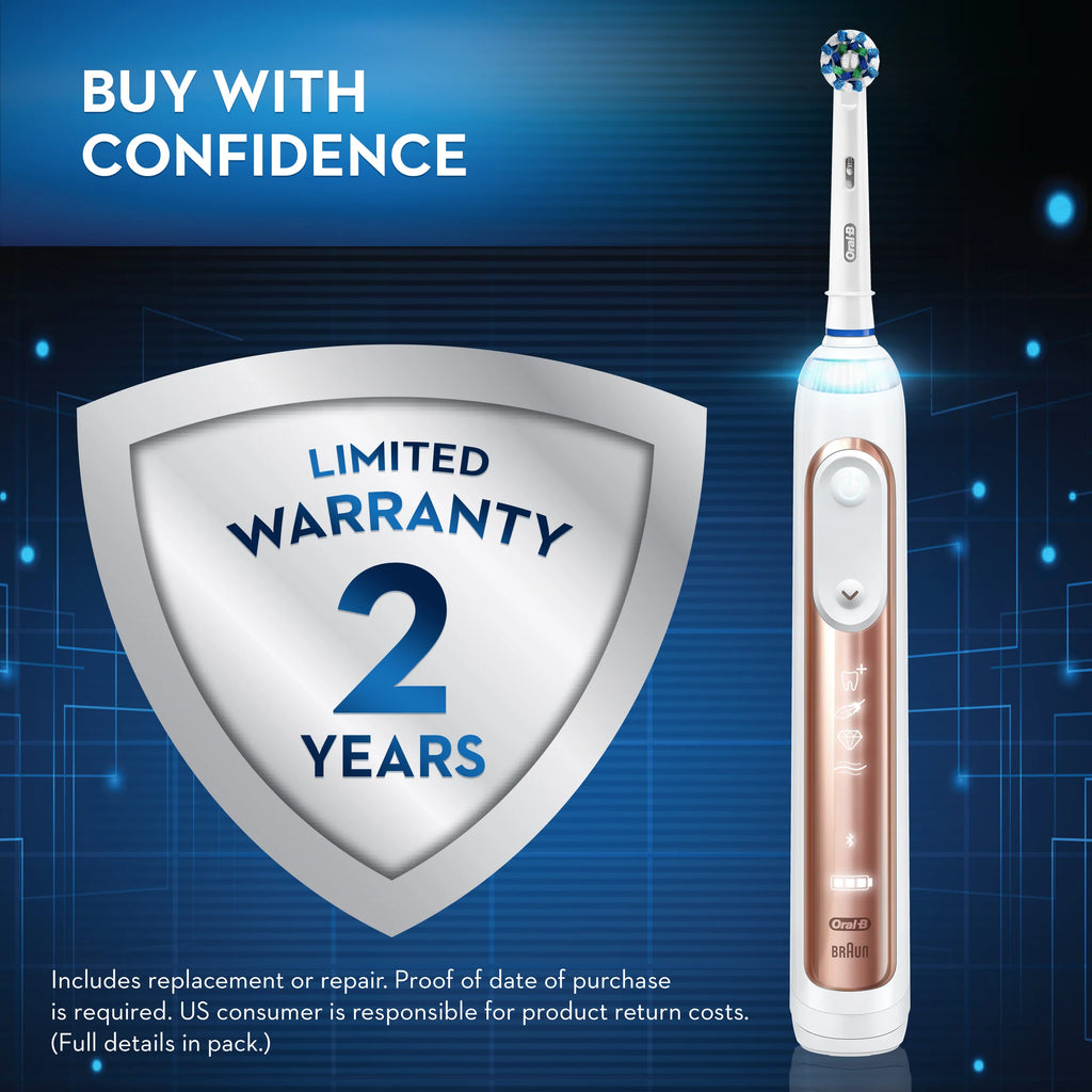 Oral-B Genius 6000 Rechargeable Electric Toothbrush, Rose Gold V276