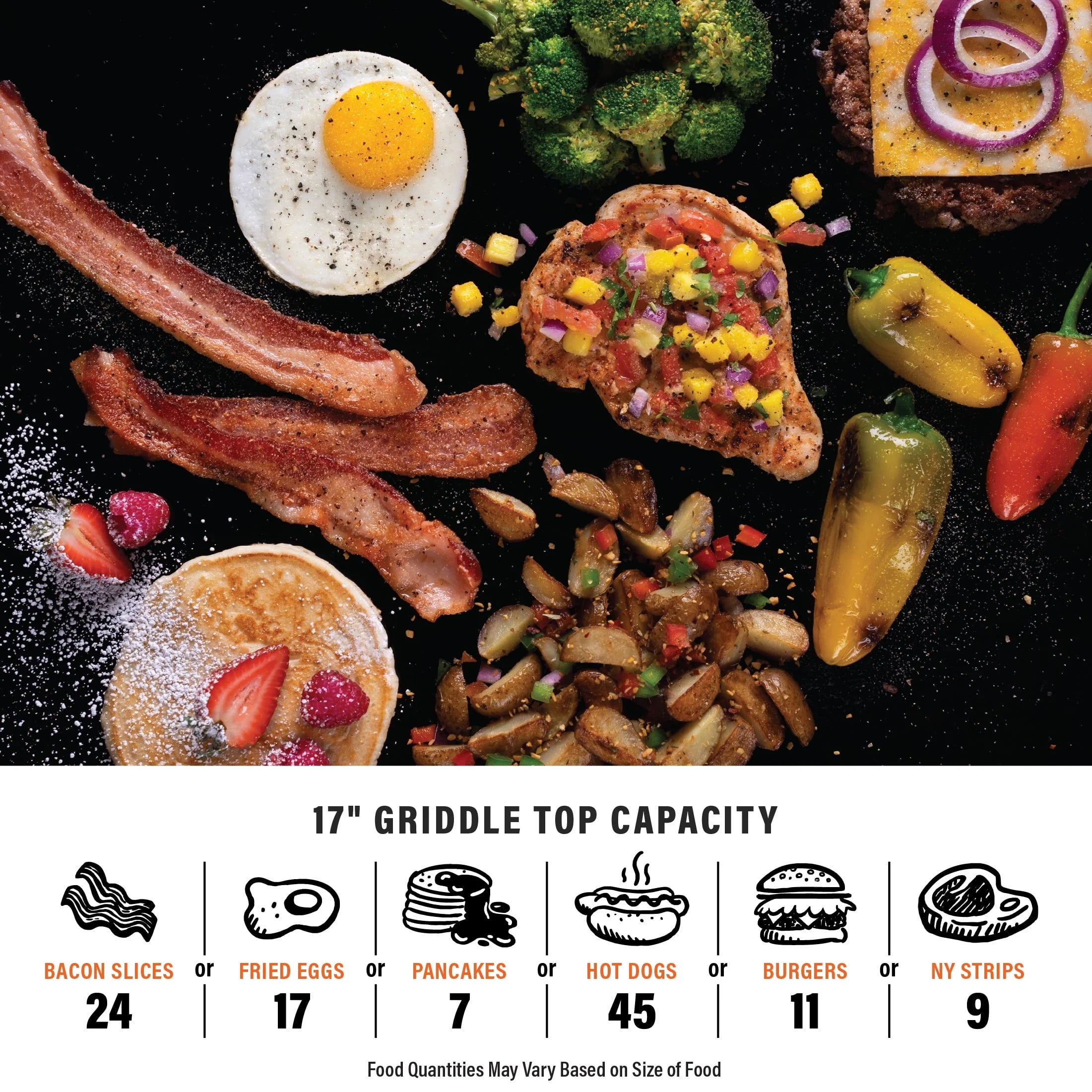 Blackstone Adventure Ready 17" Propane Griddle with Hard Cover M7580
