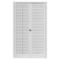 Panoramix Shutters 3.5x22 Louvers, Faux Wood Made in The USA - 39x22W x 63x22H - White