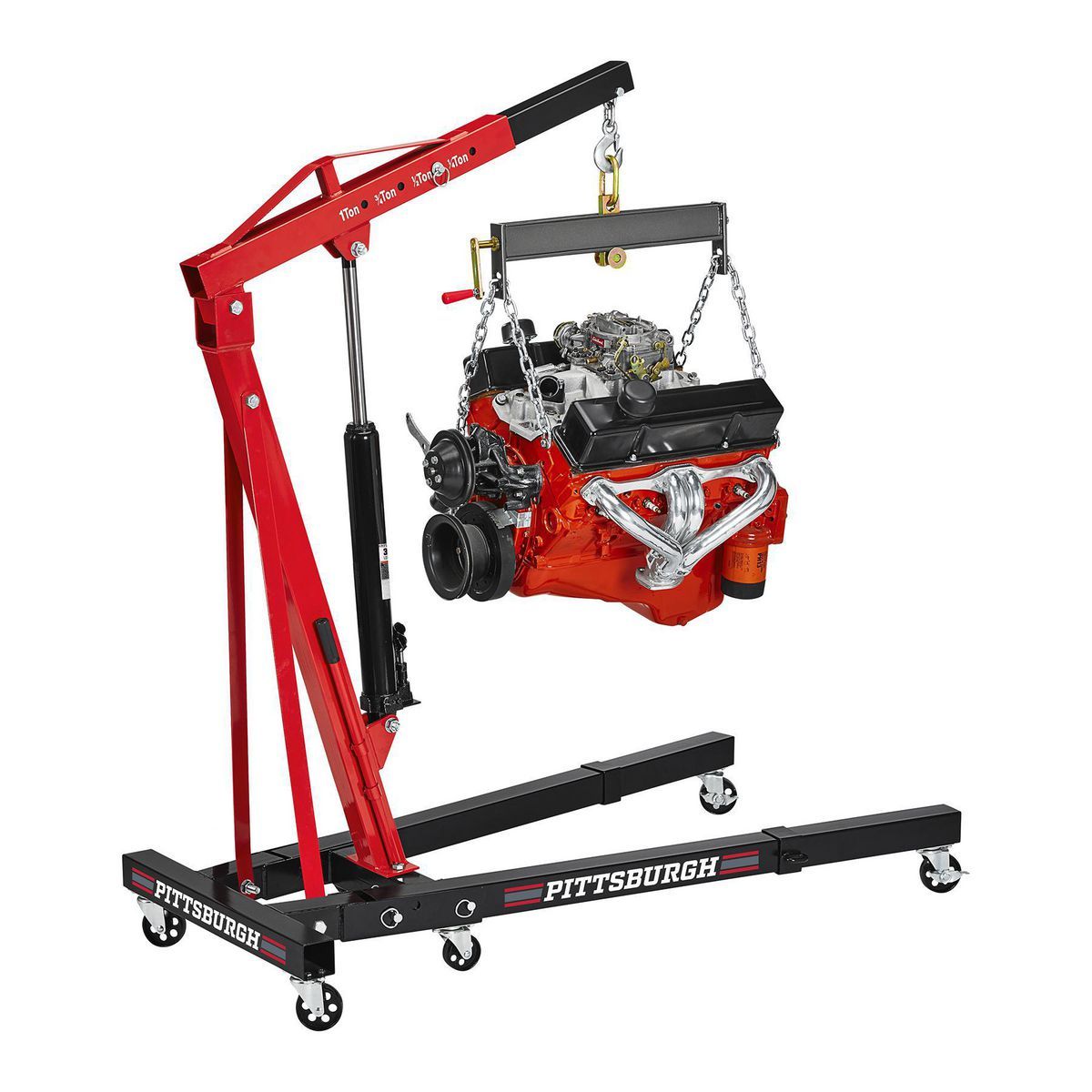 PITTSBURGH 1 Ton Capacity Foldable Shop Crane U3189