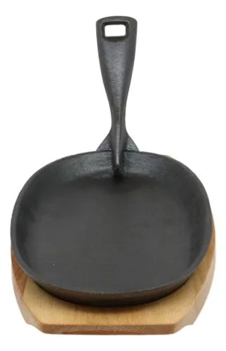 Cast Iron Fajita Skillet Set with Base O46349
