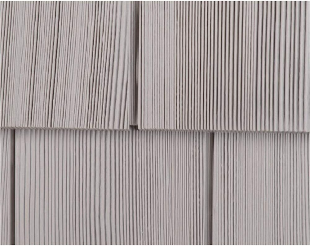 Polaris Homeside Select Double 7in Cedar Shake Vinyl Siding Slate A131860