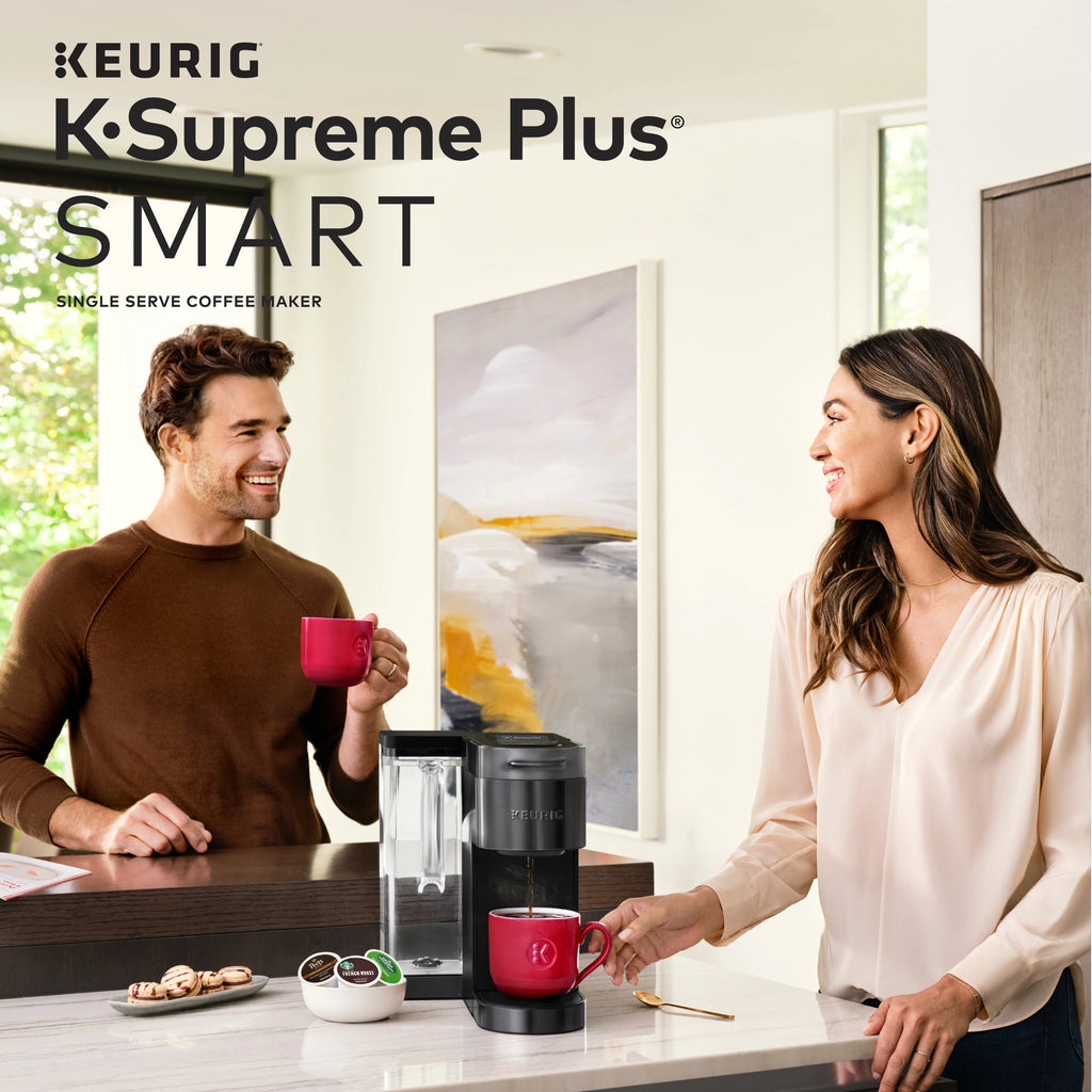 Keurig K-Supreme Plus Smart Single Serve Coffee Maker, Black P4286