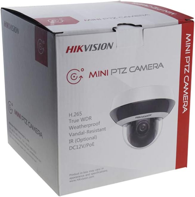 Hikvision 4MP POE Mini PTZ IP Camera DS-2DE2A404IW-DE3, 4X Optical Zoom, Smart IR Night Vision V728230