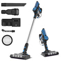 TASVAC Portable Stick Vacuum Cleaner, 260W Electric Broom Vacuum, 23 Kpa 6 in 1 Powerful Vacuum Cordless Lightweight, Up to 50min Runtime, 5 Cyclone Filter for Home, Office