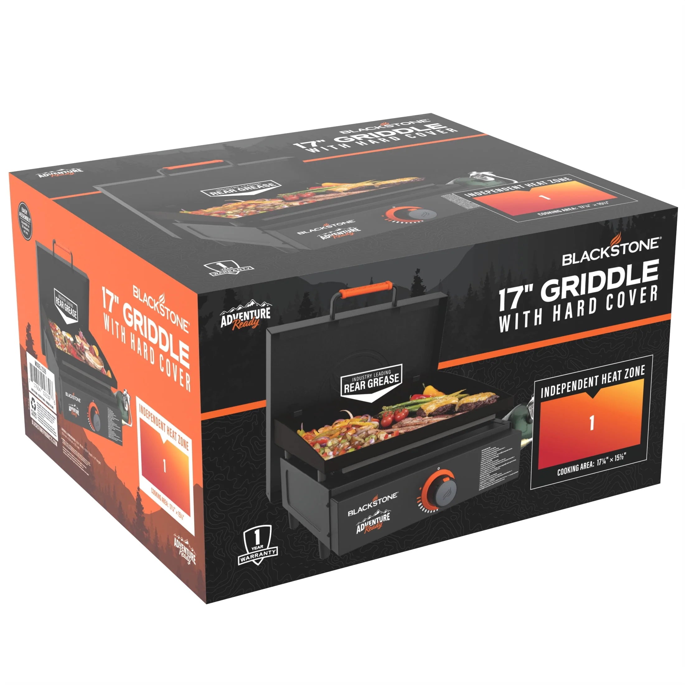 Blackstone Adventure Ready 17" Propane Griddle with Hard Cover M7580