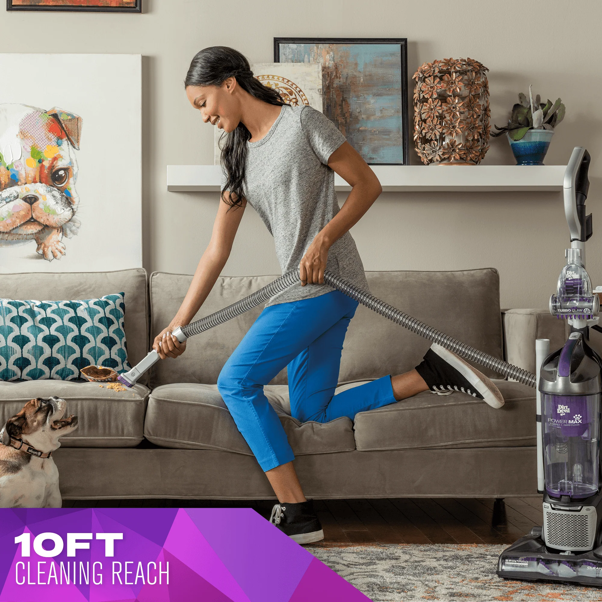 Dirt Devil Power Max Pet Upright Vacuum Cleaner UD76710 T19562